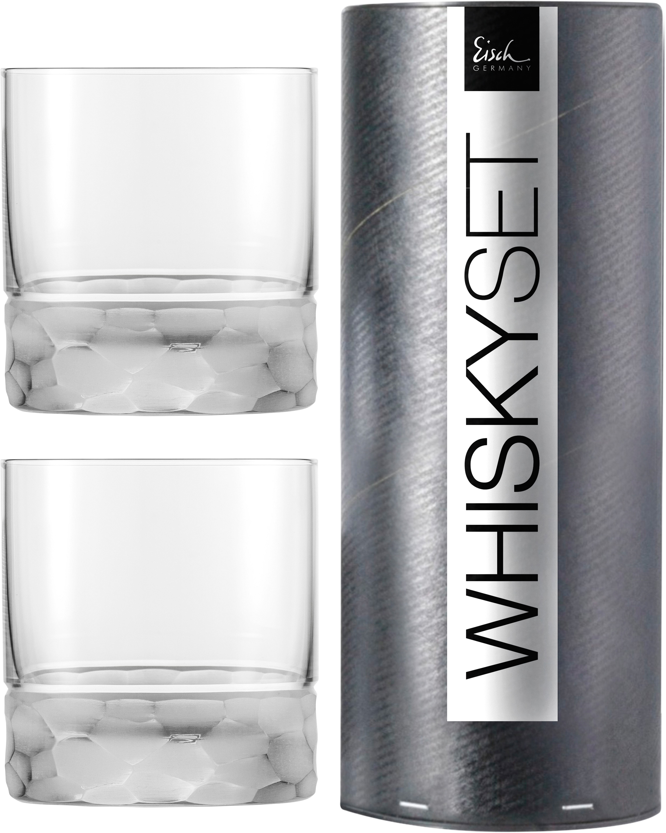 Eisch Germany Whiskyglas »Hamilton«, (Set, 2 tlg.), handgefertigt, bleifrei, 2-teilig, Made in Germany
