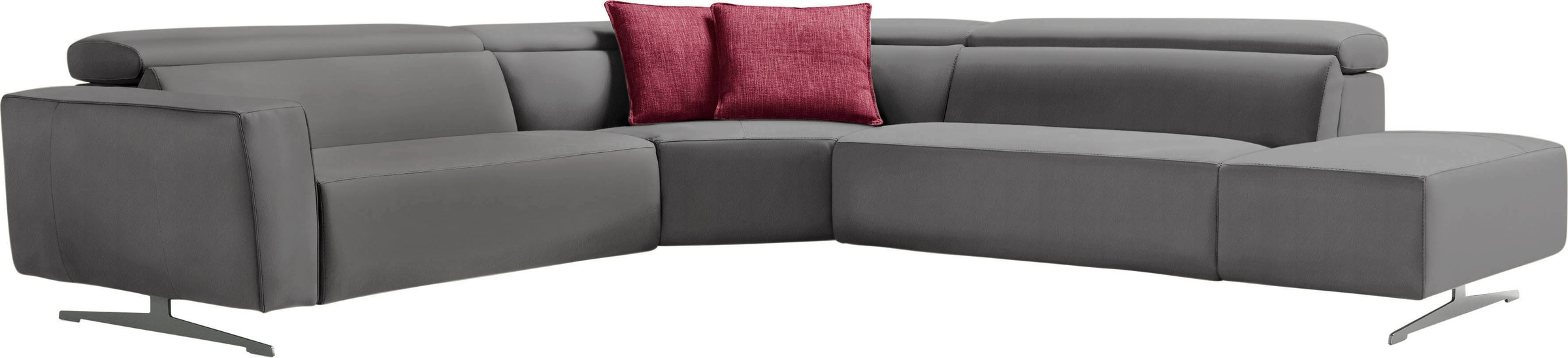Egoitaliano Ecksofa »Stefanie-e, Designsofa der Extraklasse, bequem mit hoh günstig online kaufen