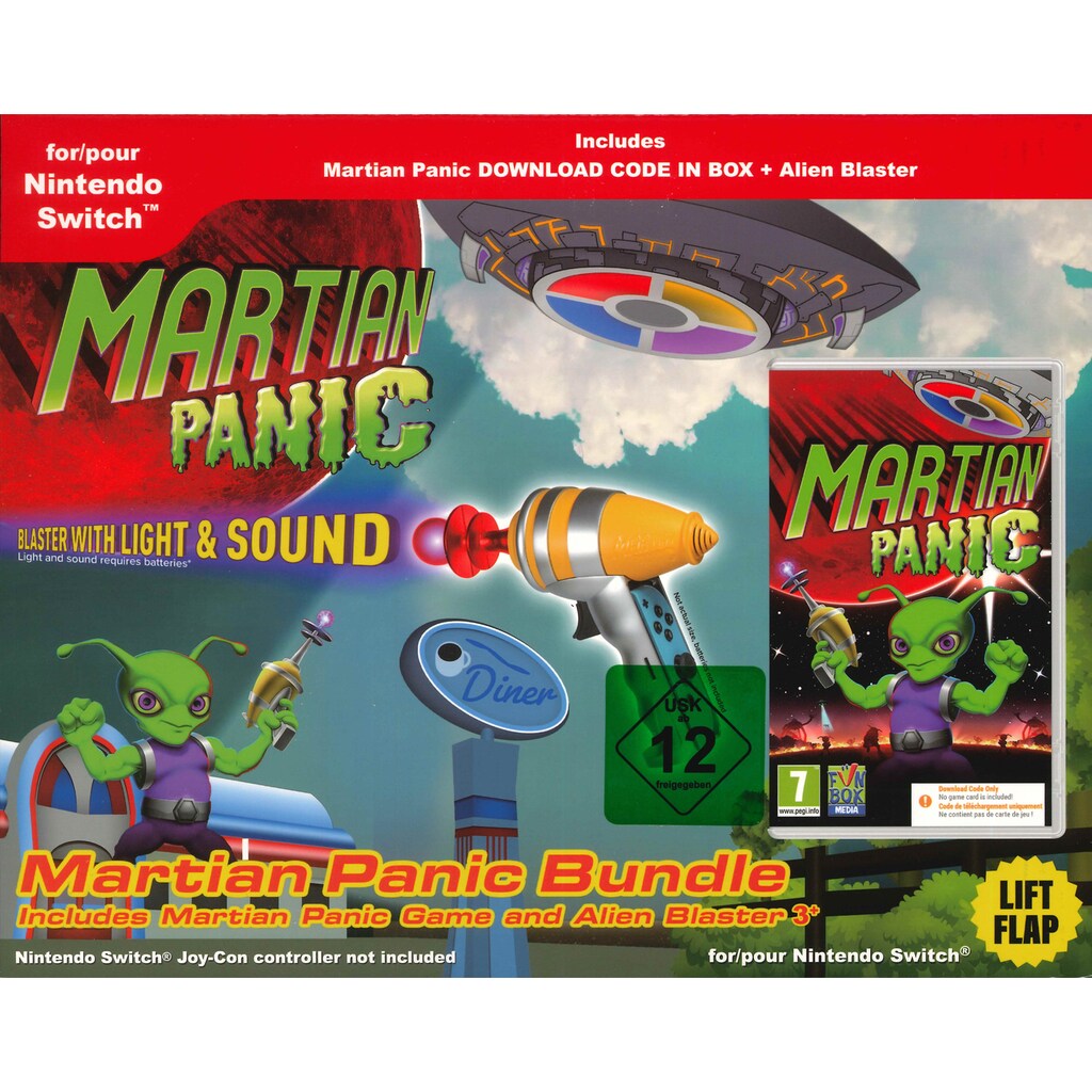 Spielesoftware »Martian Panic (Code in a Box) Bundle inkl. Alien Blaster«, Nintendo Switch