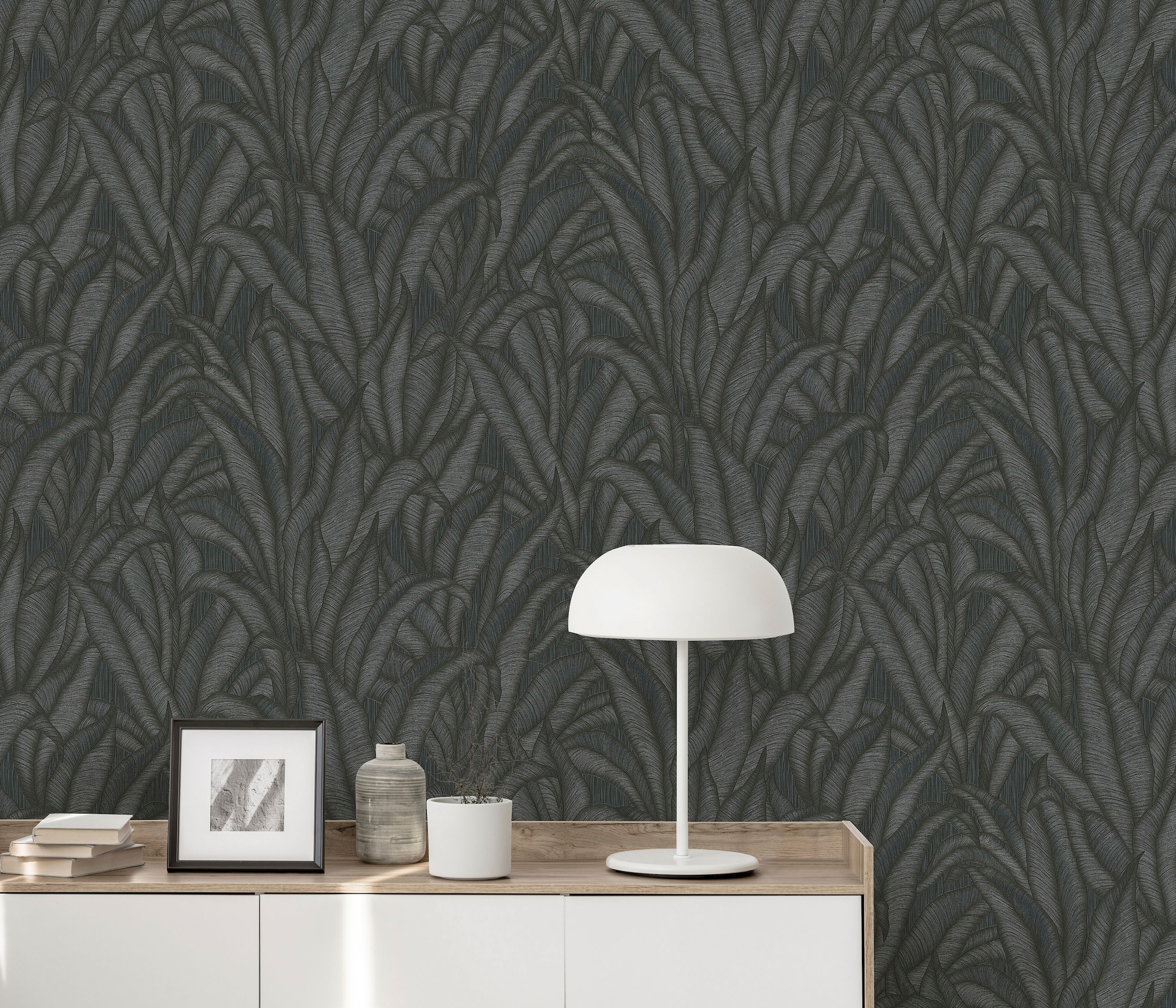Fashion for walls Vliestapete »Sansibar« floral geprägt Phthalate frei