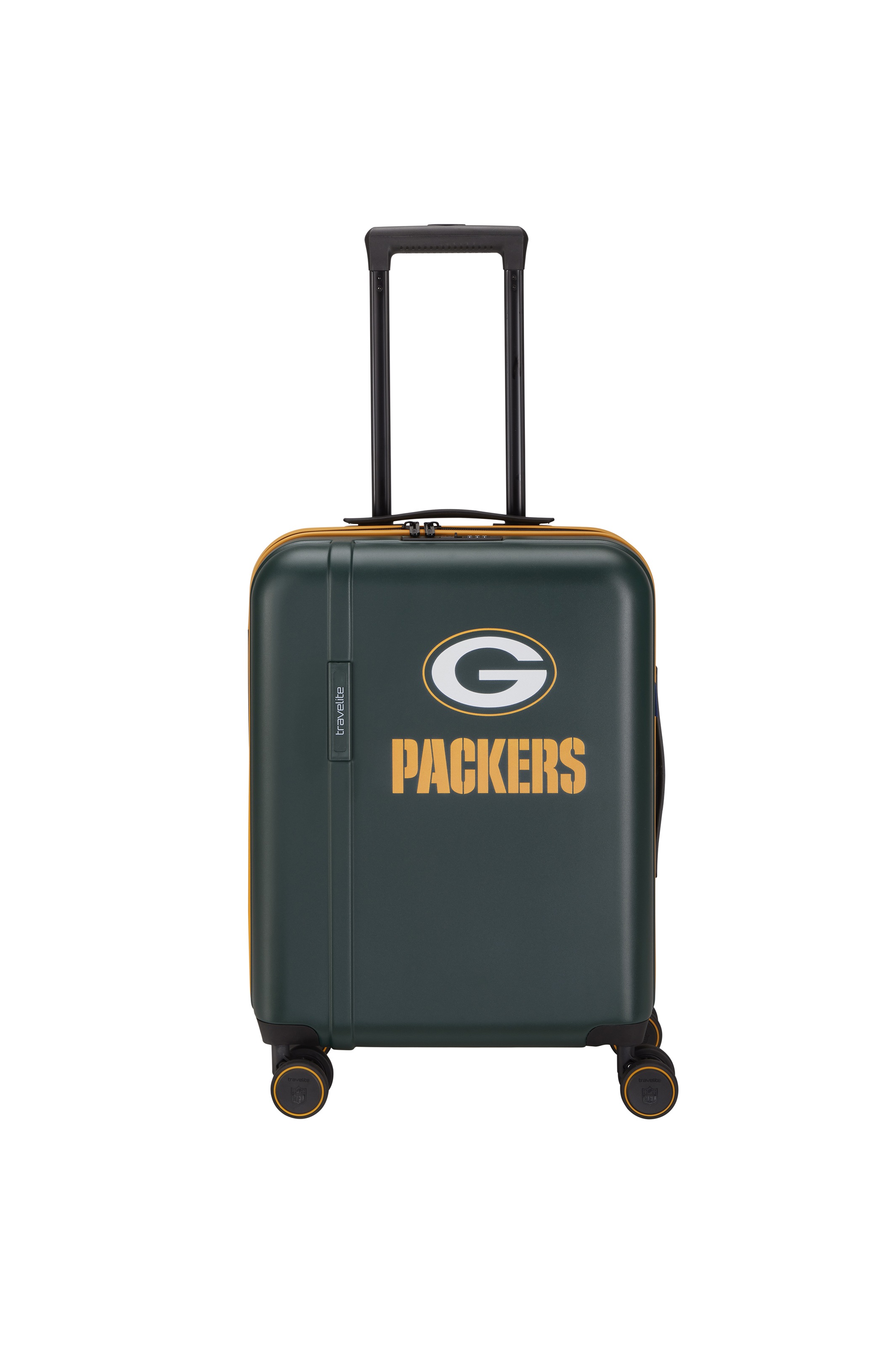 travelite Trolley »travelite x NFL Koffer Hartschale« 36 l 4 Rollen mit TSA-Schloss und 4 Doppelrollen – offizielles NFL-Teamdesign