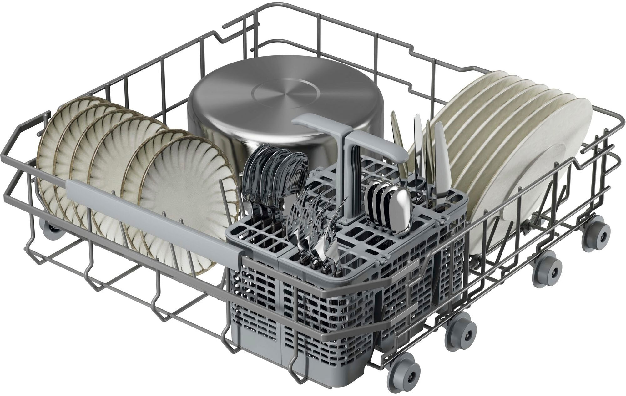 AEG vollintegrierbarer Geschirrspüler Serie 7000, 60 cm, WiFi »V72GIB10SN« 13 tlg. Maßgedecke Wassersparende Spülmaschine: 8,4l im Eco-Programm-effiziente Reinigung