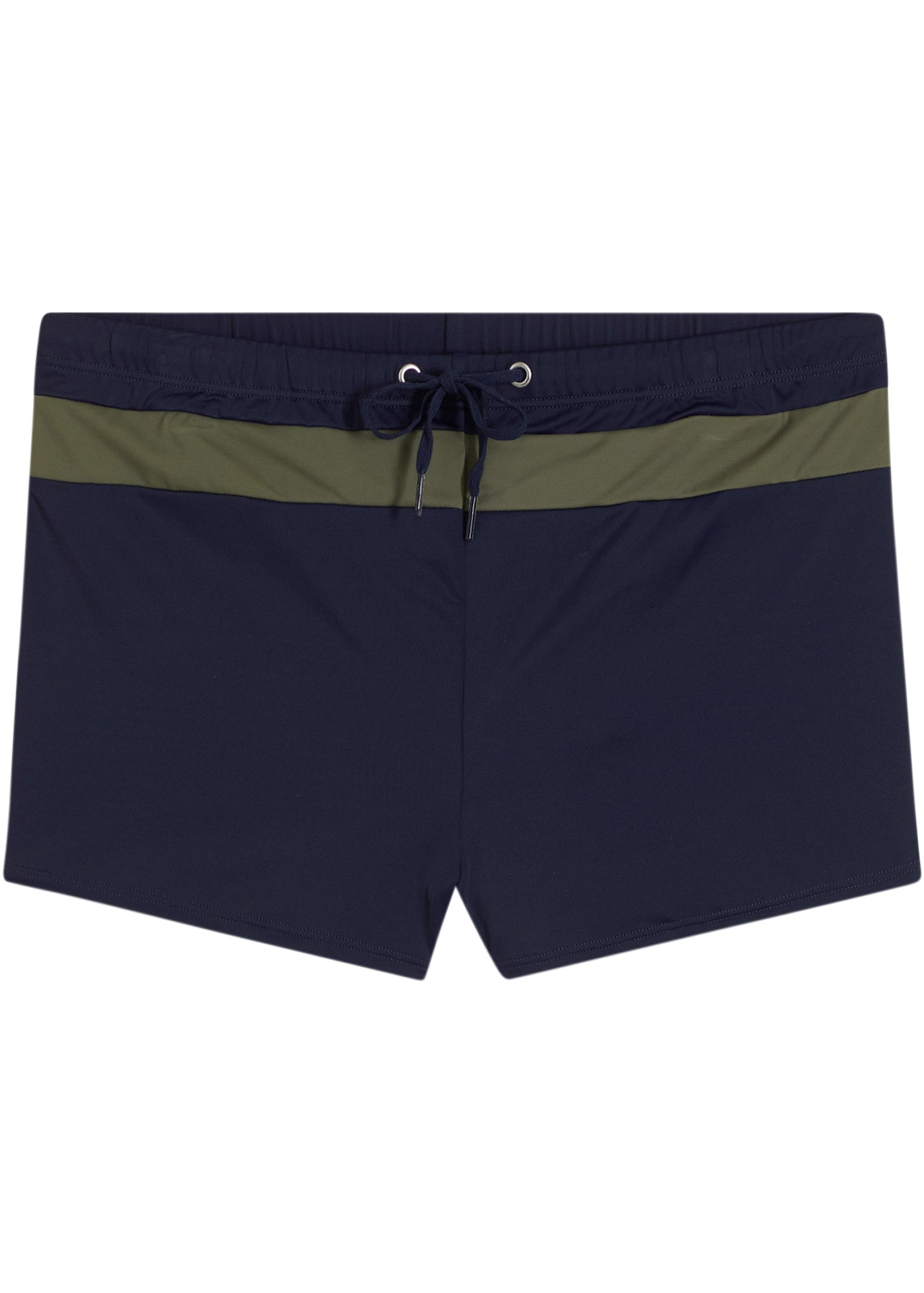 bonprix Badehose mit Bindeband am Bund, bequeme Passform, mit Kontraststreifen