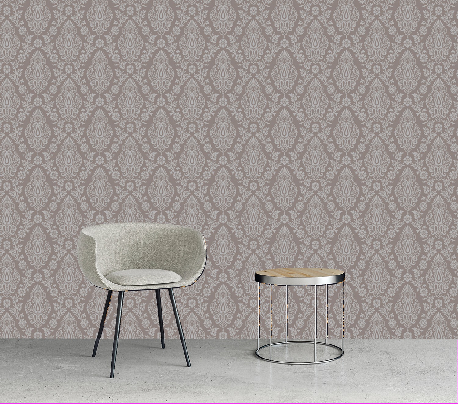 queence Vinyltapete »Catriona«, bedruckt-Barock-Antikoptik-Kunst, 90x250cm, günstig online kaufen