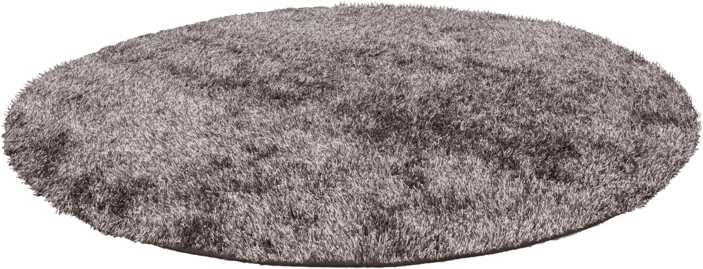 Kayoom Hochflor-Teppich »Diamond 700«, rund, 45 mm Höhe, weiche Microfaser, Langflor, Shaggy, Melange, Wohnzimmer