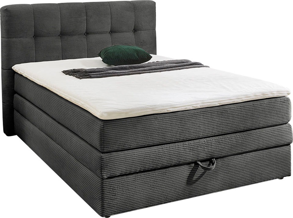 Jockenhöfer Gruppe Boxspringbett »Amy« mit Bettkasten und Kaltschaum-Topper günstig online kaufen
