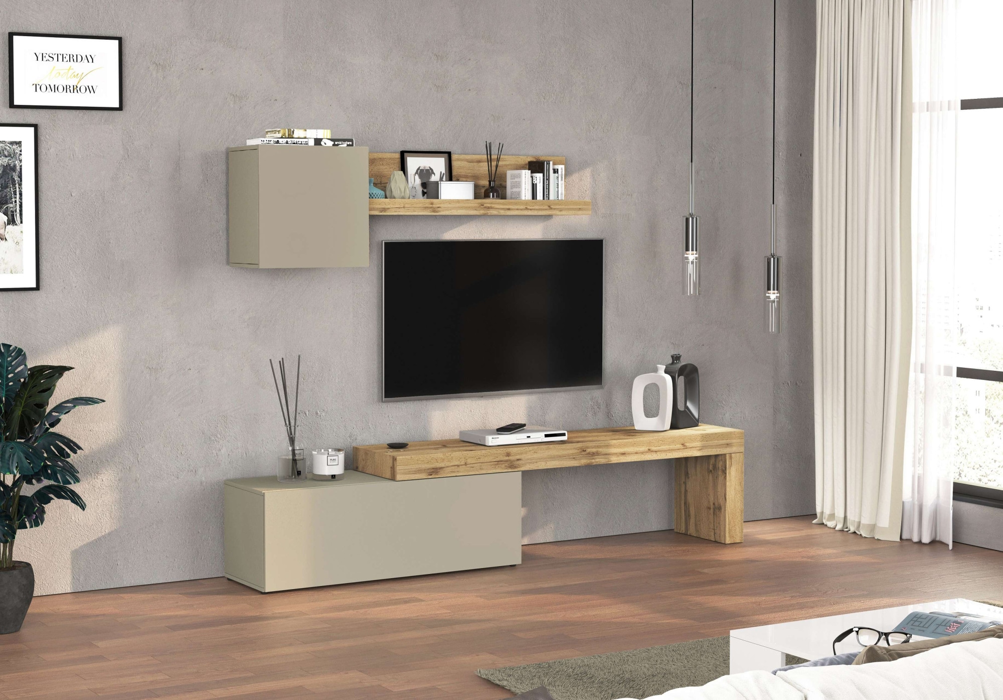 INOSIGN TV-Wand »Chronos TV-Set, Wohnwand – Elemente frei platzierbar, Made günstig online kaufen