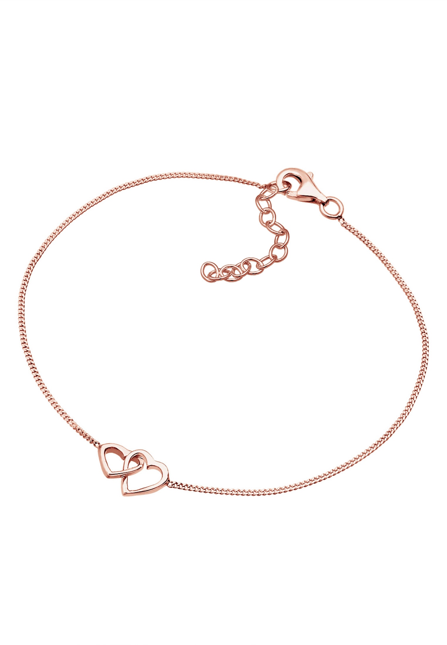 Elli Armband »Herzen Verschlungen Lovely 925 Silber«