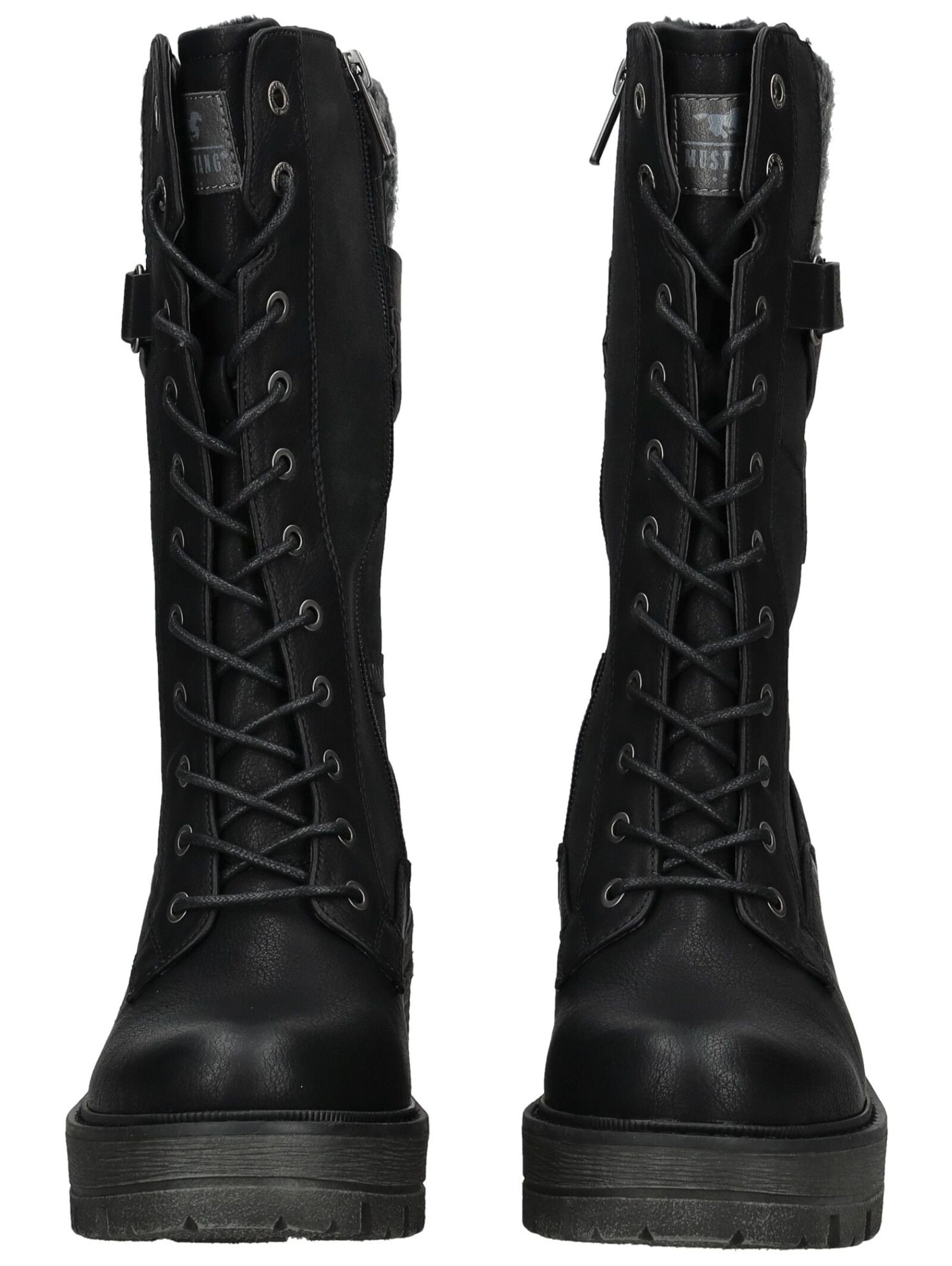 Mustang Shoes Schnürstiefel »Mustang Shoes Stiefel Lederimitat/Textil«