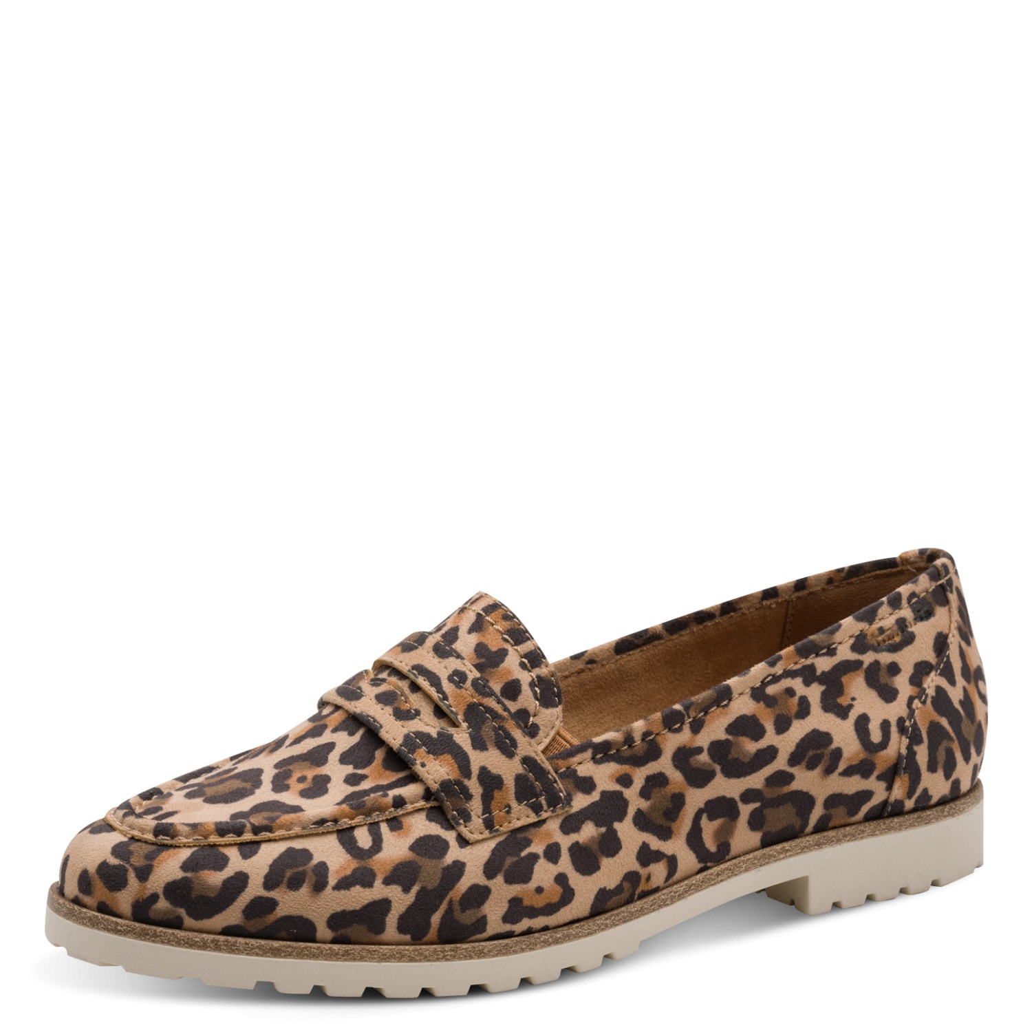 Tamaris Slipper  Blockabsatz, Schlupfschuh, Businessschuh im angesagten Animal-Look