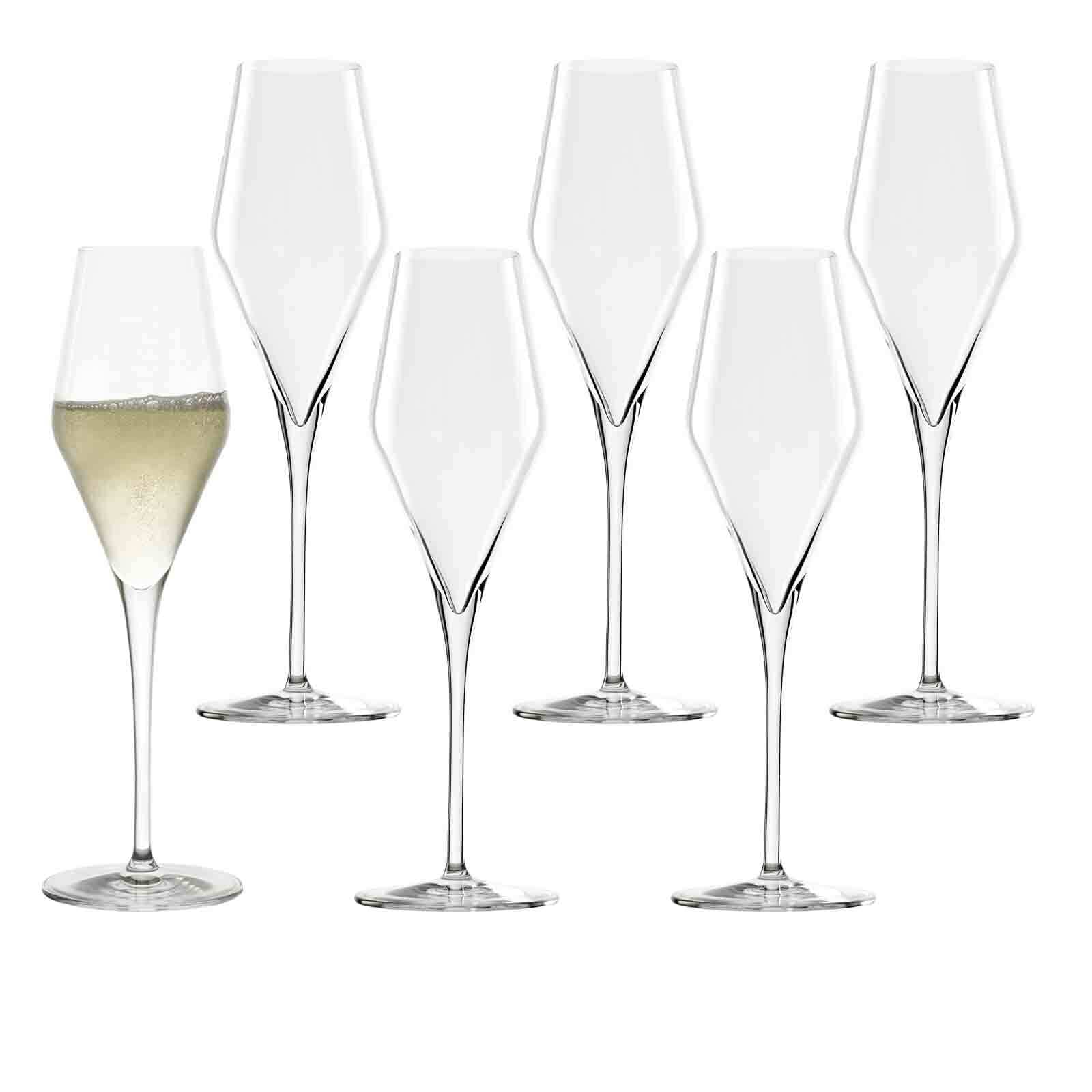 Stölzle Champagnerglas »Champagnergläser Quatrophil 290 ml 6er Set transpar günstig online kaufen