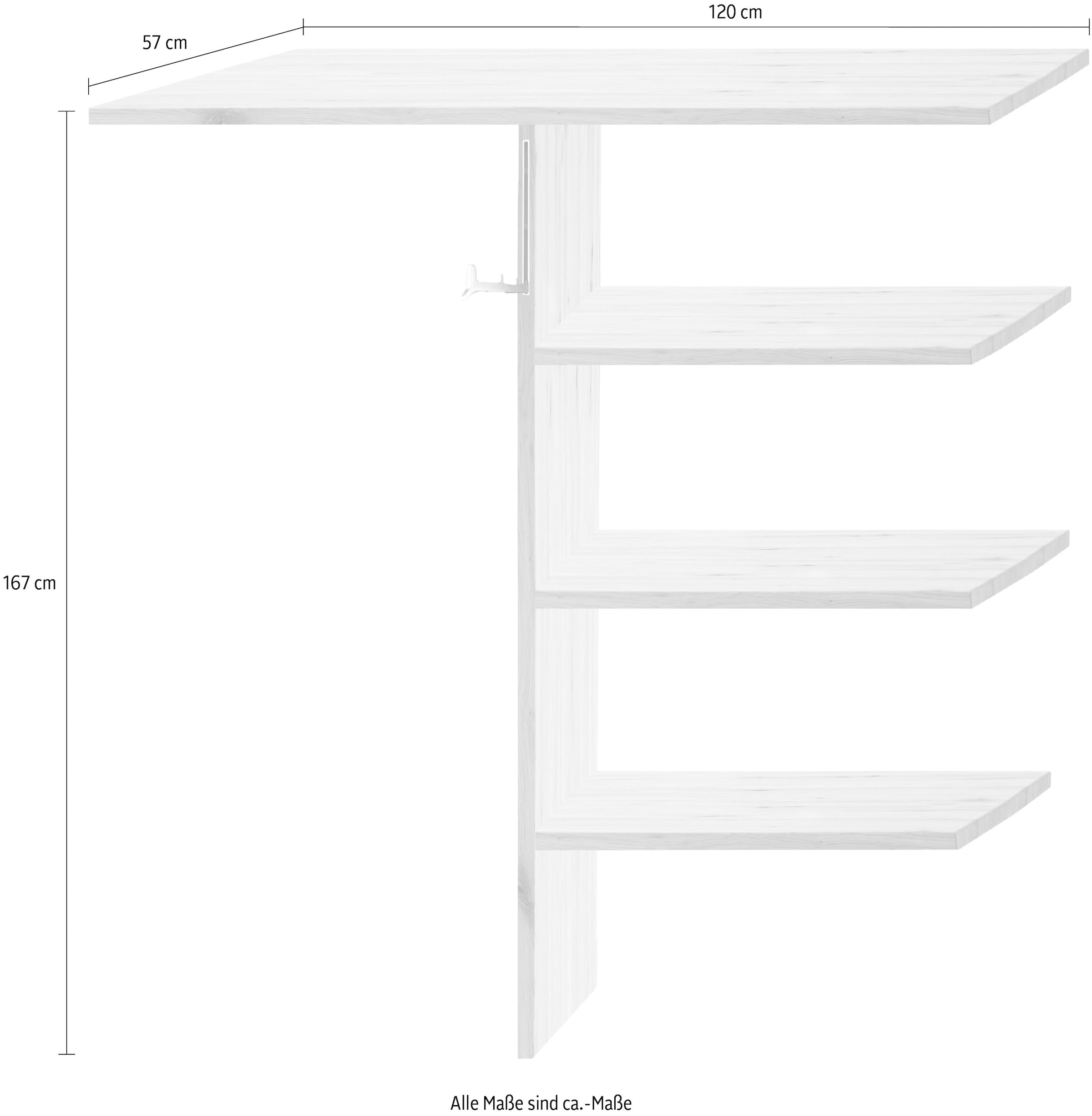 Home affaire Inneneinteilung »Chamara« Inneneinteilung für Schrank Chamara, aus massivem Eichenholz