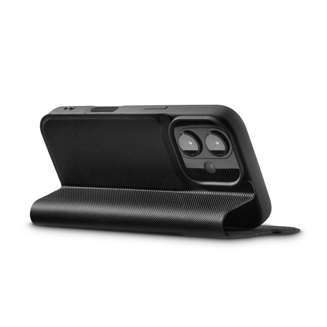 Hama Smartphone-Hülle »Handytasche Booklet für Apple iPhone 16 mit Kartenfächer, Schwarz«, iPhone 16, Standfunktion, Kartenfächer