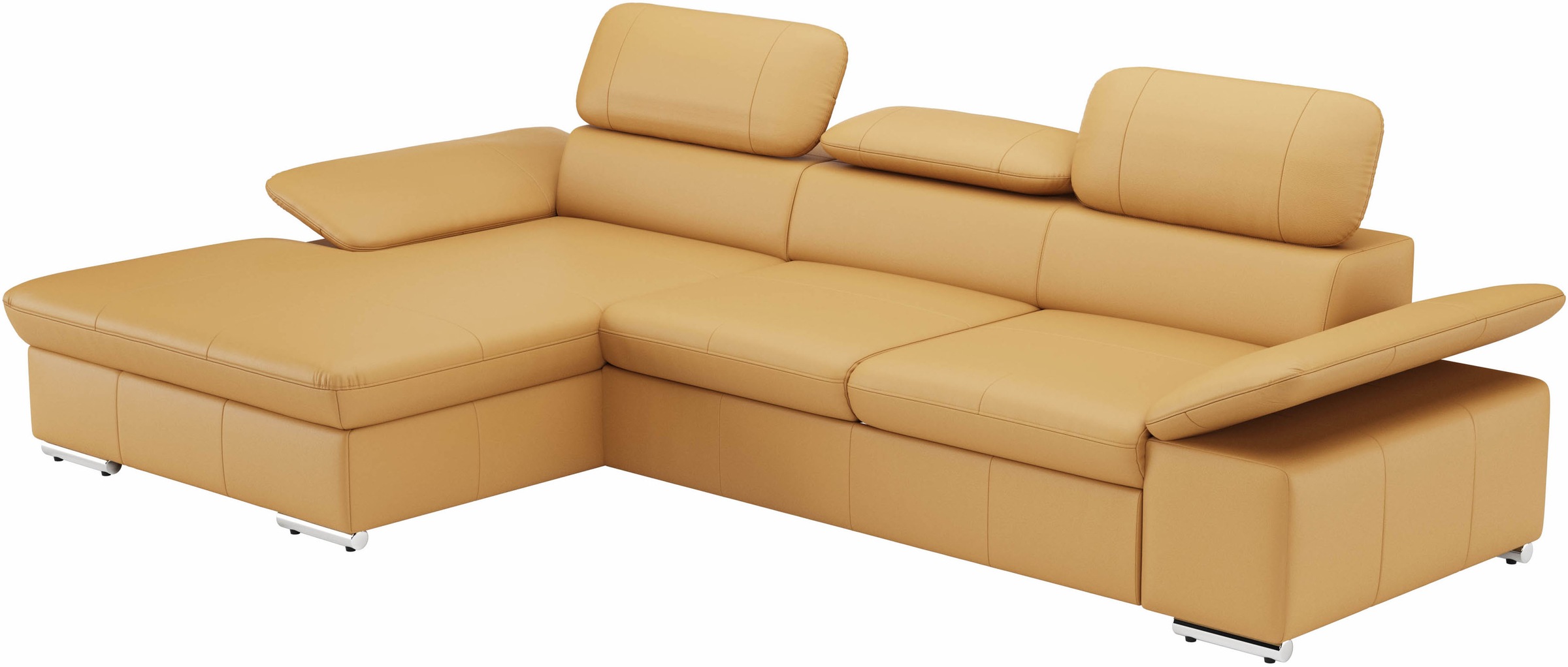 sit&more Ecksofa »Valantine L-Form«, inkl. Kopf- und Armteilverstellung, wahlweise mit Bettfunktion