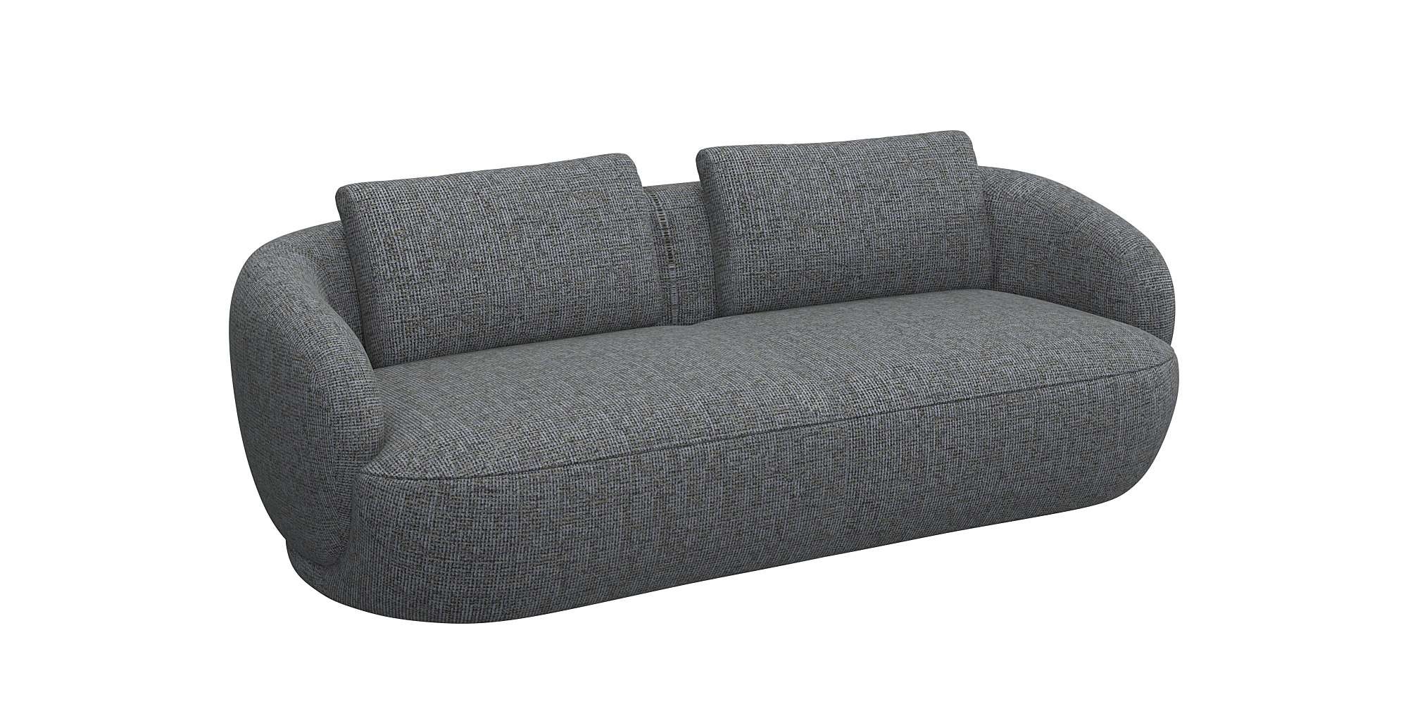 FLEXLUX 3-Sitzer »Torino, rund und bequem, Couch, Dreisitzer, OTTOs Choice«, Modernes, organisches Sofa-Design, Kaltschaum, Wellenunterfederung