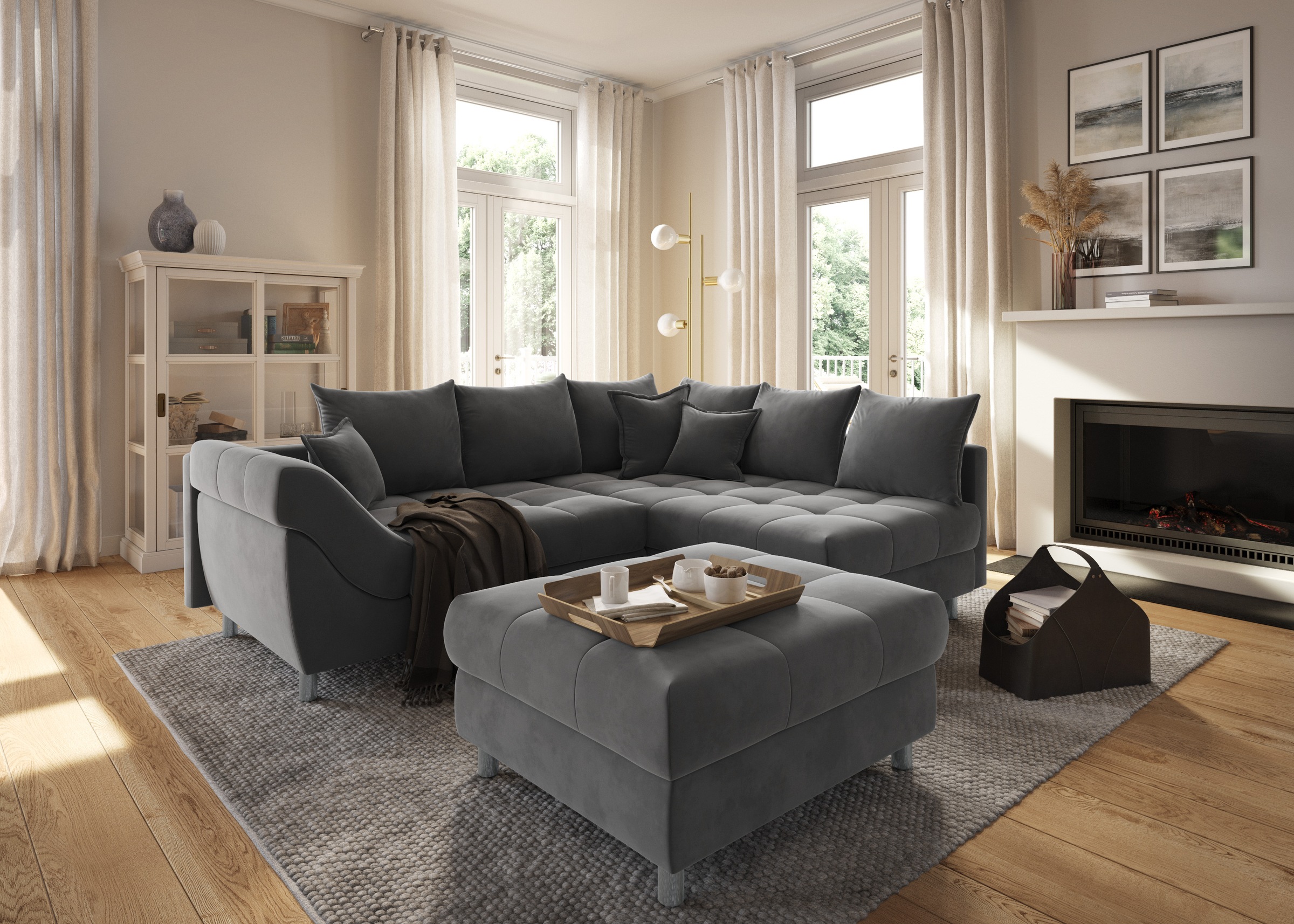 COLLECTION AB Hocker »Innsbruck«, inklusive komfortablen Federkerns