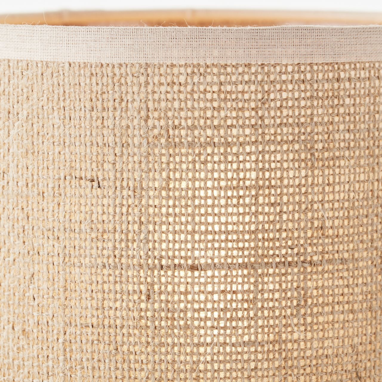 Brilliant Tischleuchte »Aniela«, 1 flammig, Leuchtmittel E27 | ohne Leuchtmittel, Nature Tischlampe mit Stoffschirm - 20cm Höhe x 13cm Ø - E27 Fassung