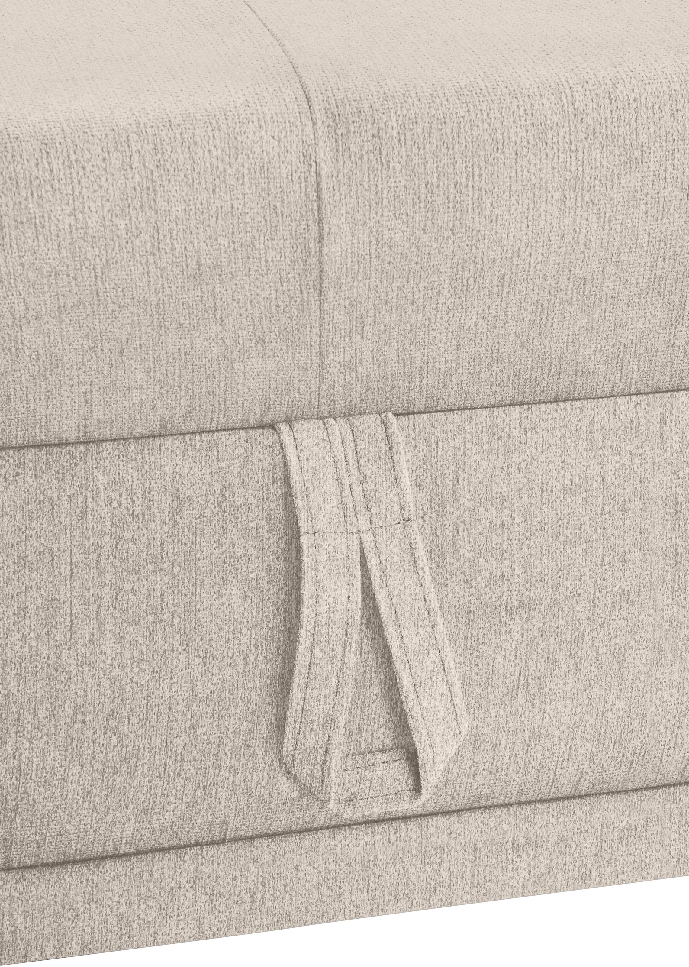 COTTA Wohnlandschaft »Holiday U-Form mit Sitztiefen-, Armteil- und Kopfteilverstellung«, wahlweise mit Bettfunktion & Bettkasten