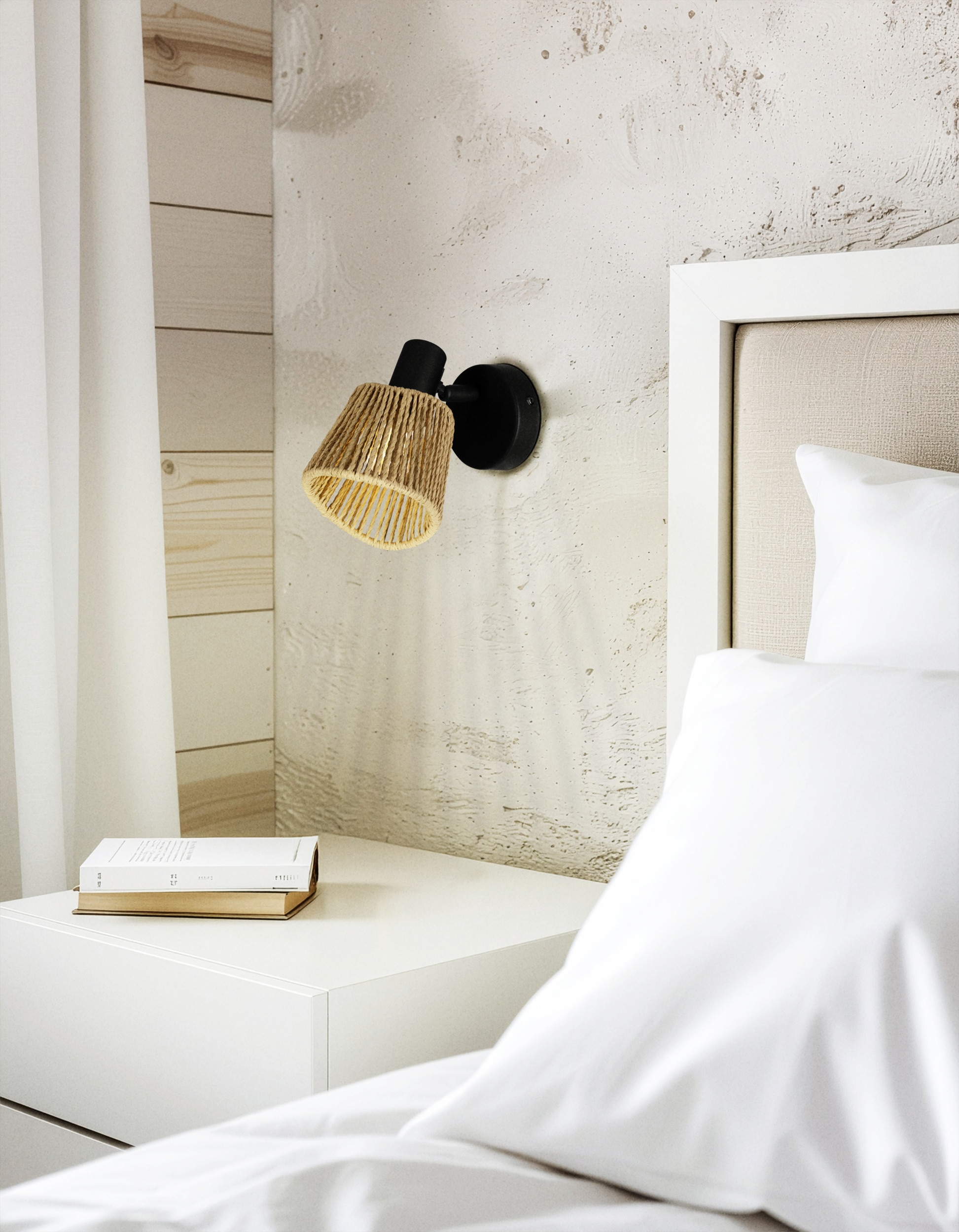 EGLO Deckenleuchte »KEELBY Spotlampe - Stahl - E14 - 1X40W - IP20« E14 1 Stk. Wandlampe, Wandleuchte, Strahler, Leselampe, L11 x H16 x AL14 cm