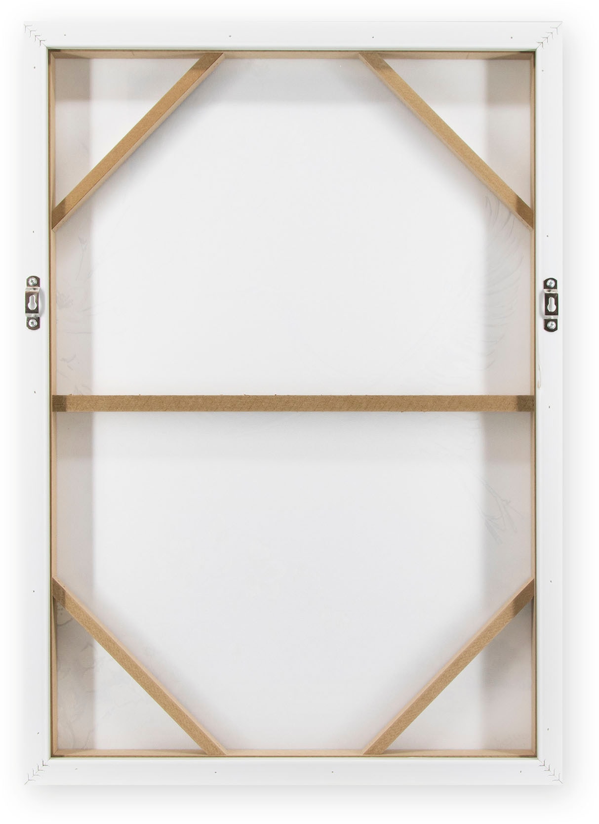 Art for the home Leinwandbild »Kran« 1 Stk. tlg. Handgemalt Wandbild Gold Metallic 50x70cm