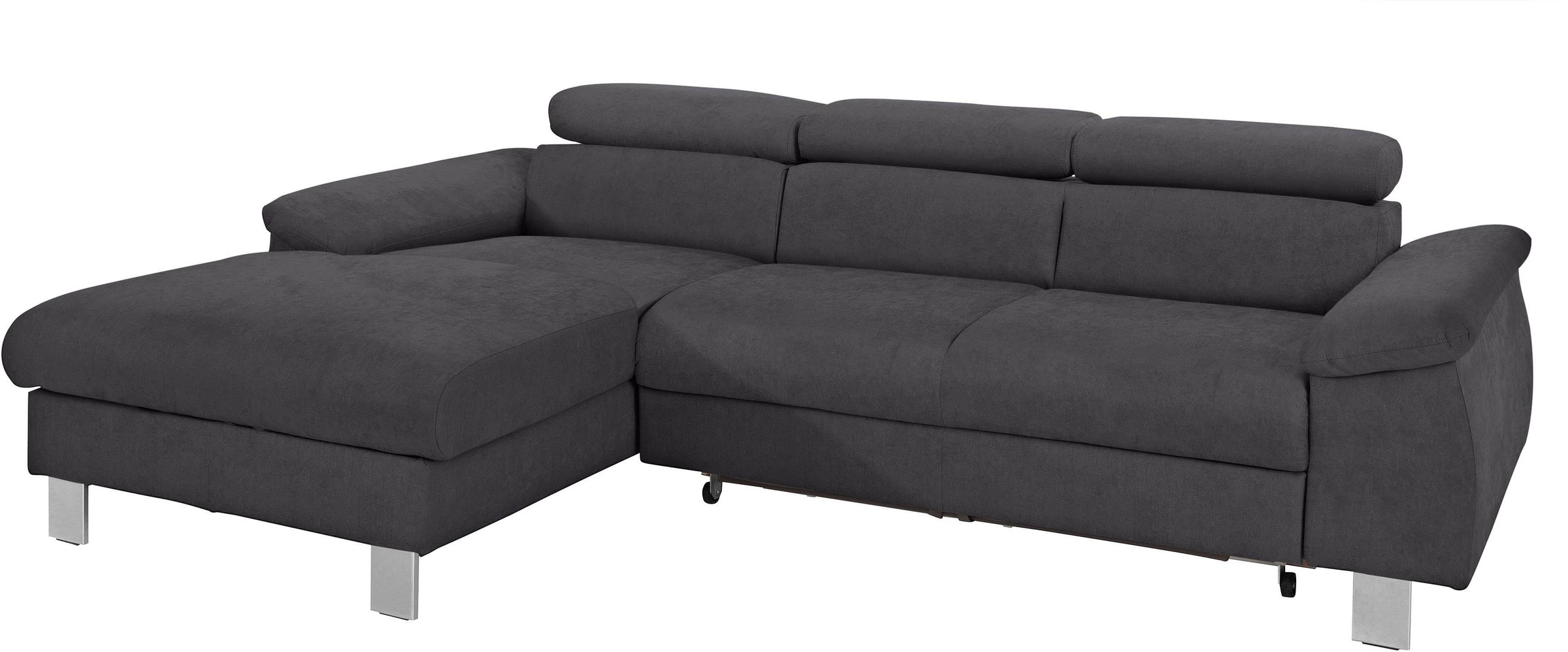 COTTA Ecksofa »Komaris L-Form, B: 244 cm« mit Kopfteilverstellung, optional günstig online kaufen