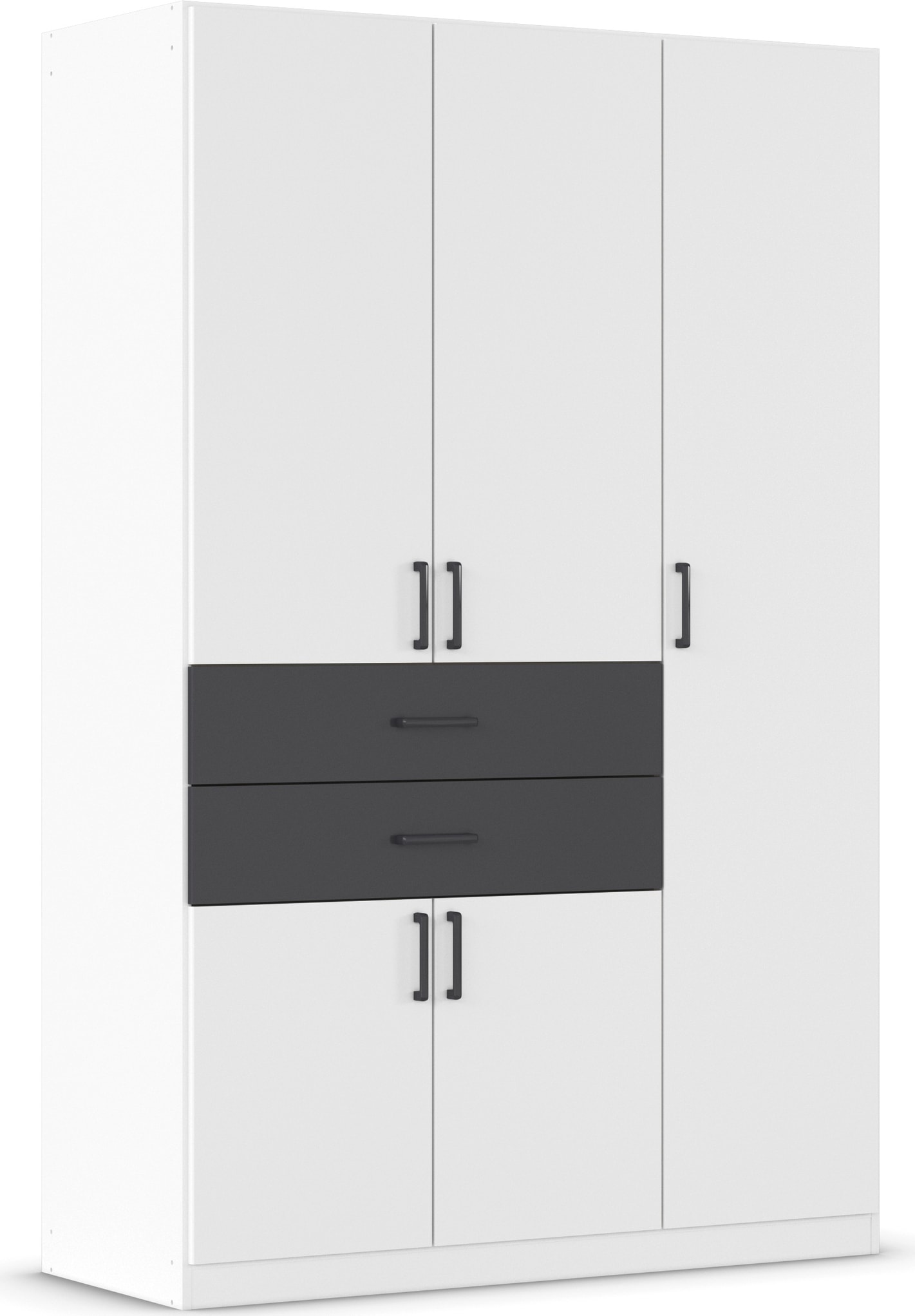 rauch Drehtürenschrank »Kleiderschrank Schrank Garderobe MAIKA mit Dekor-Front«, 2 Schubladen, in verschiedenen Breiten, Höhen, Farben, MADE IN GERMANY