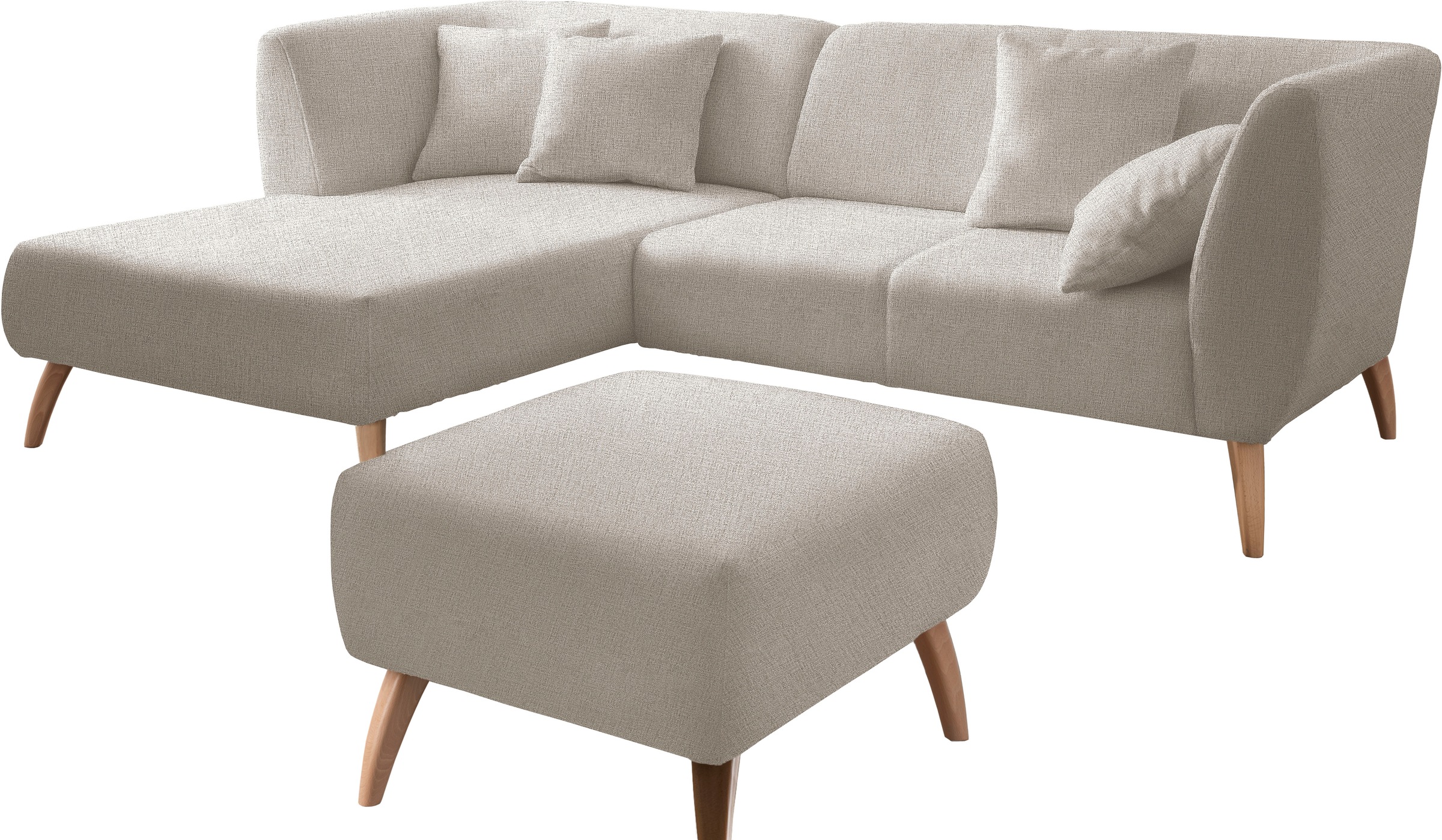 INOSIGN Ecksofa »Colori Polstermöbel mit zeitlos eleganter Rückenführung. L günstig online kaufen
