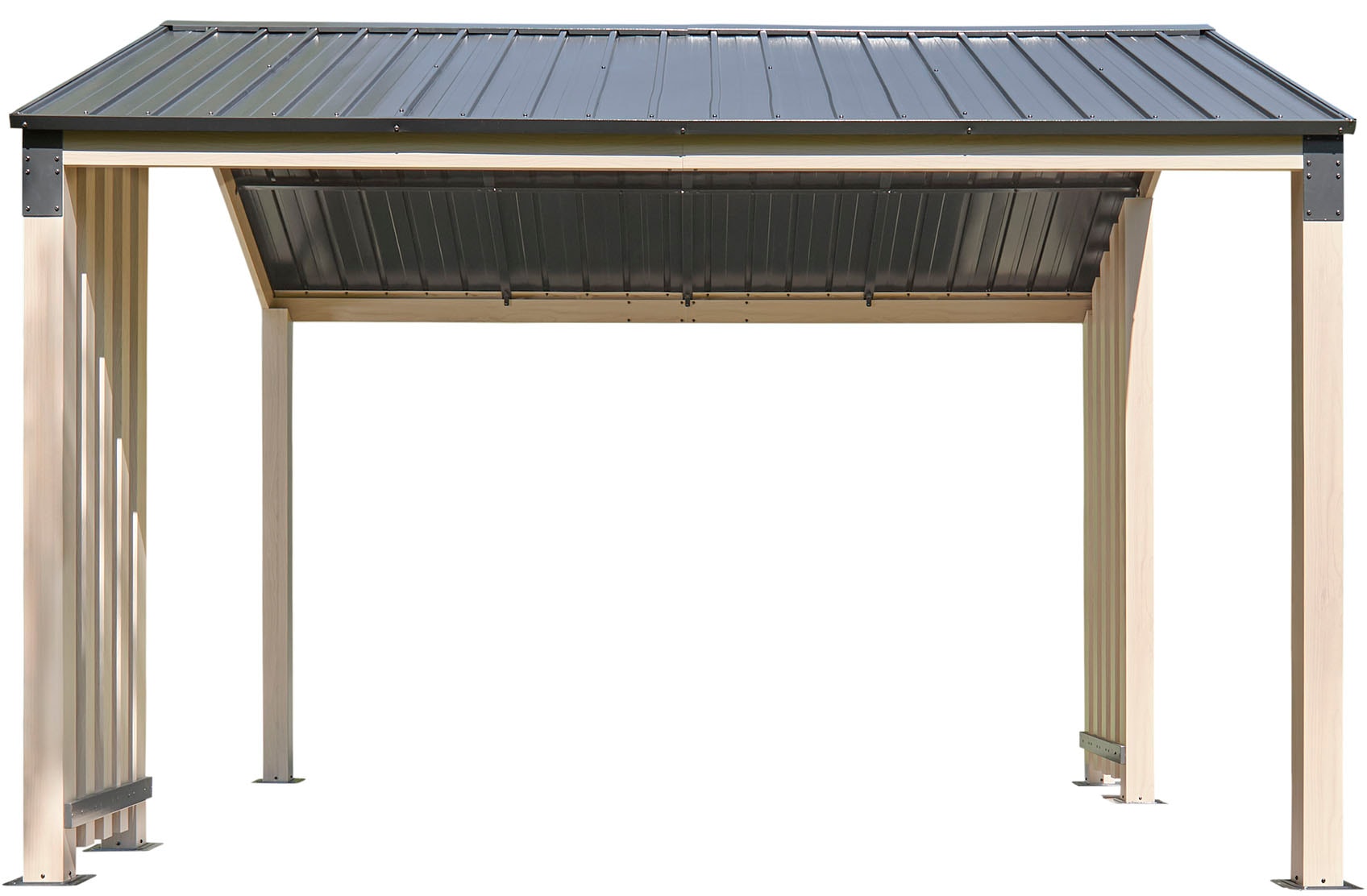 Sojag Pavillon »London Schwarz« Massive Konstruktion aus Aluminium