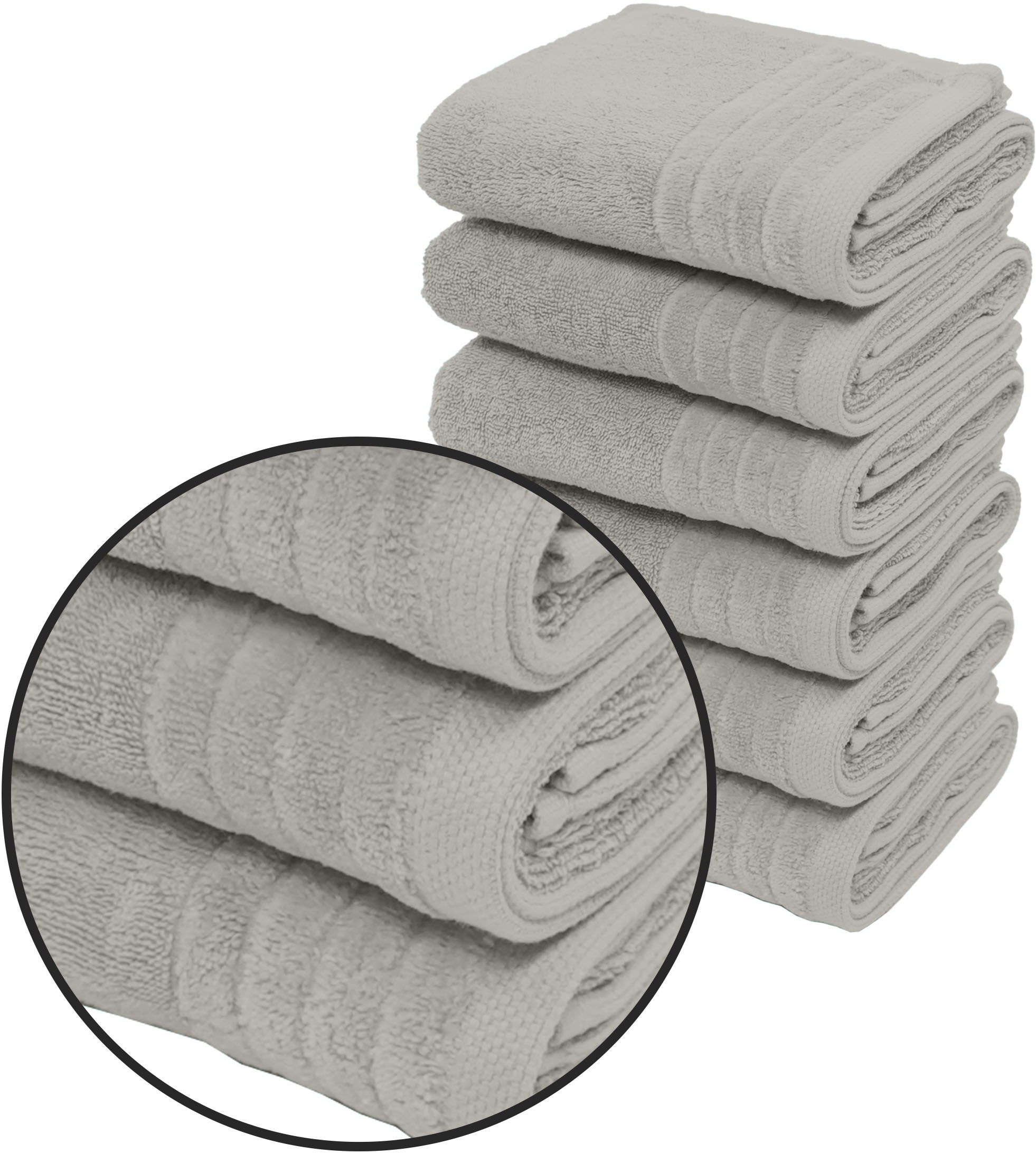 my home Handtücher »Sanremo premium, Premium Handtücher, 600 gr/m², 40x70cm günstig online kaufen