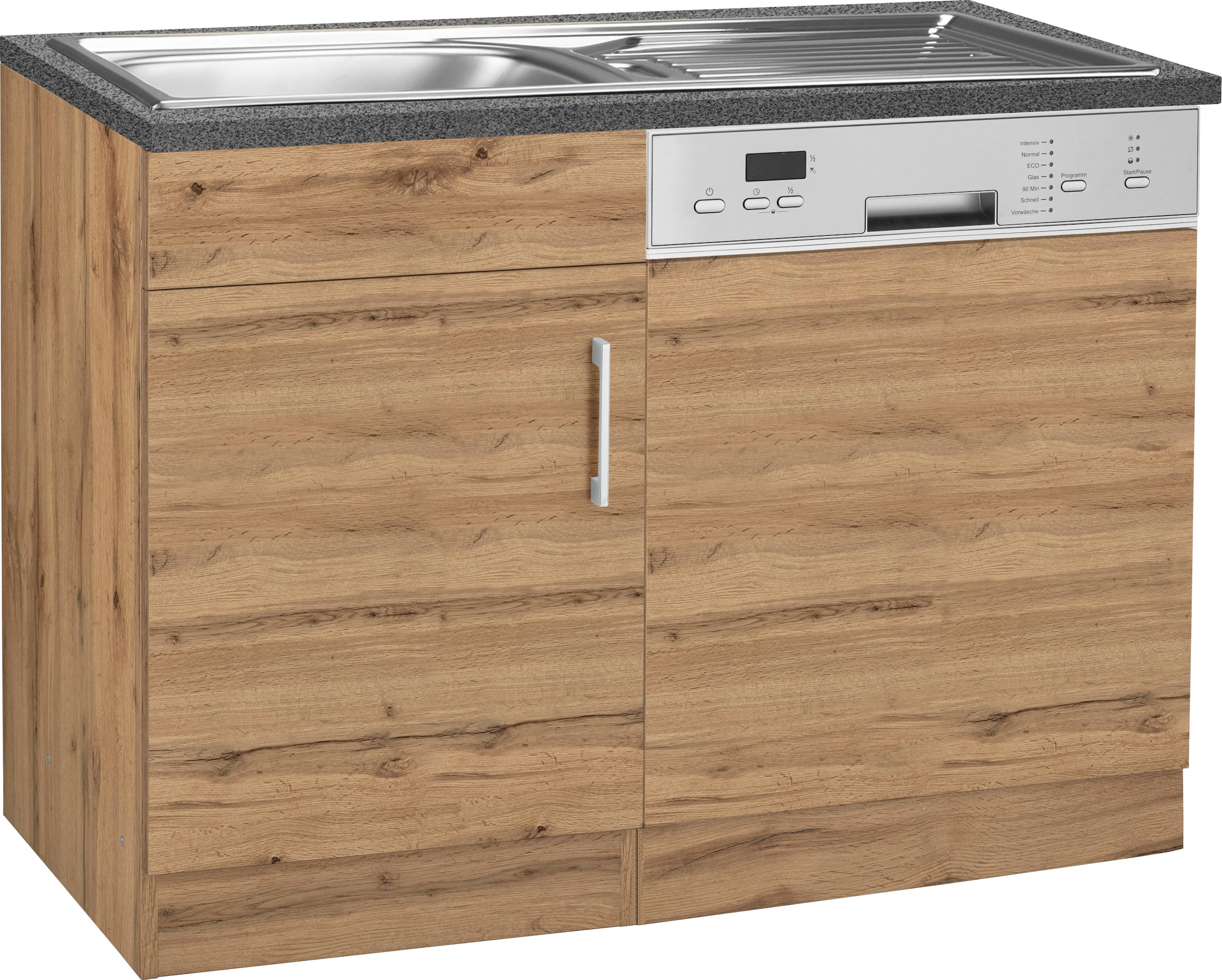 KOCHSTATION Spülenschrank "KS-Colmar", 110 cm, Front und Sockelblende für t günstig online kaufen