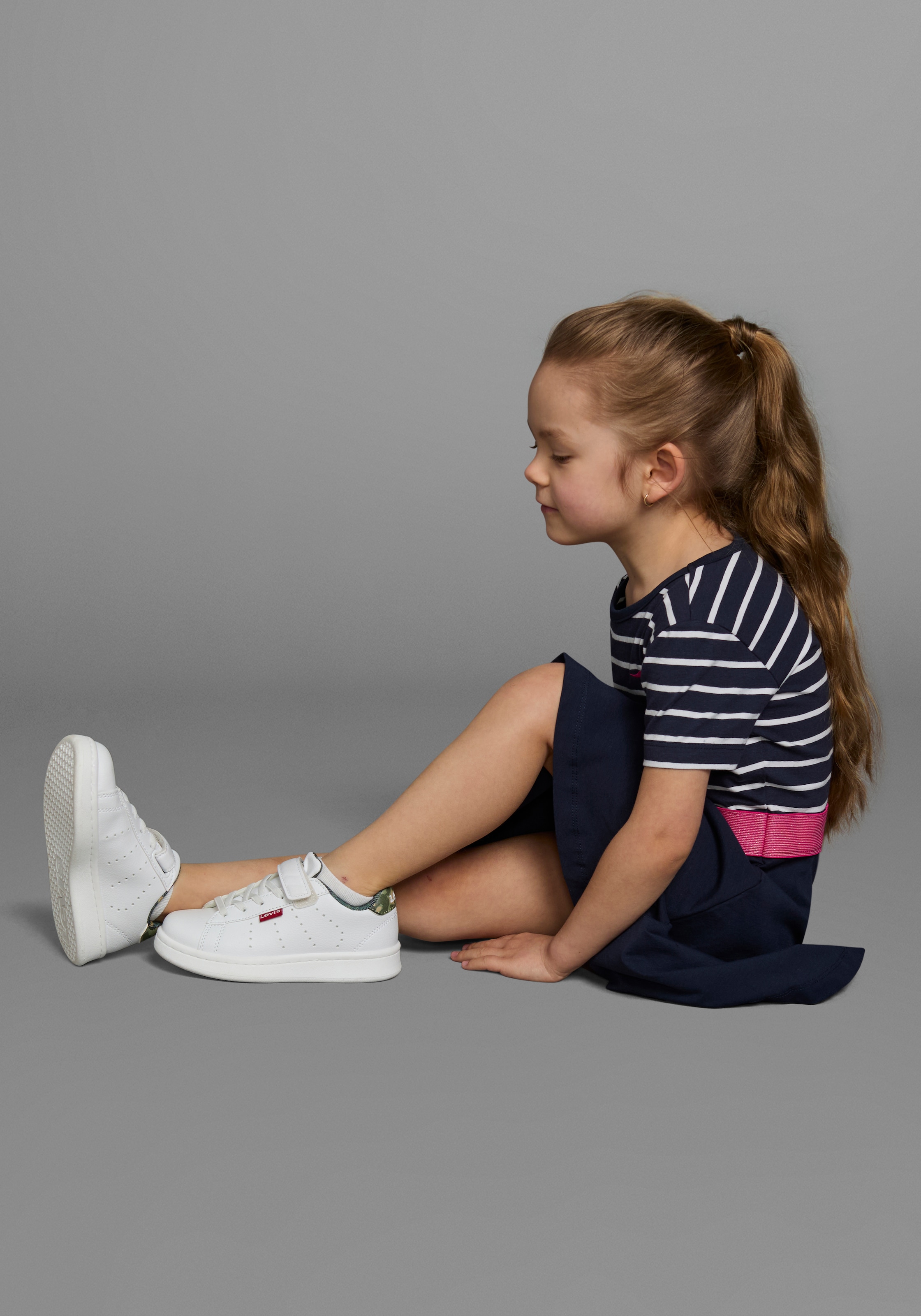 KangaROOS Jerseykleid »für kleine Mädchen« kniefrei,  aus Jersey,  kurzärmelig