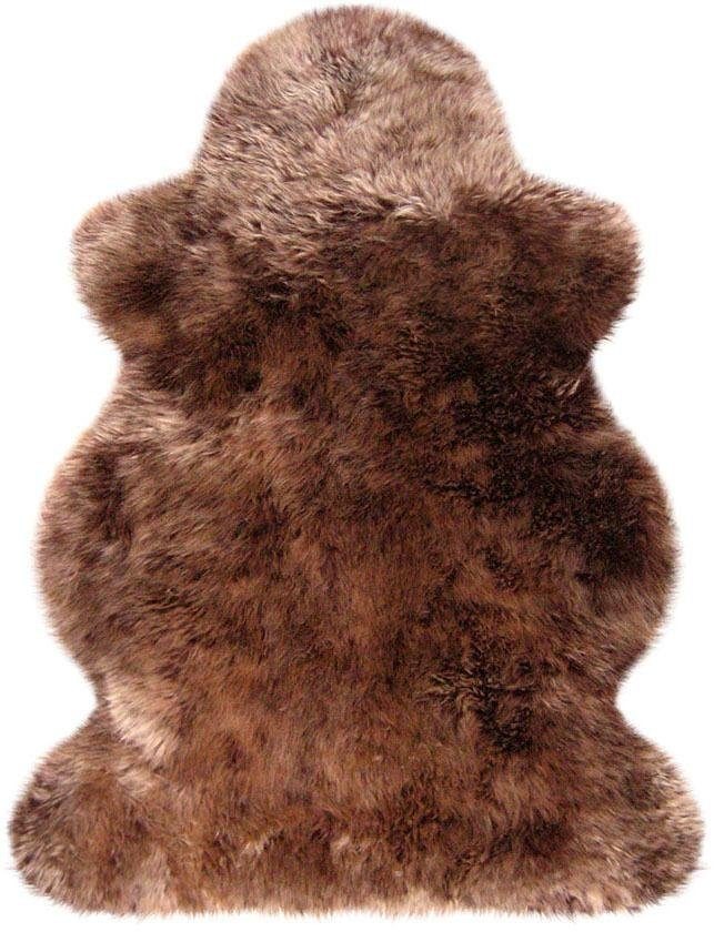 Heitmann Felle Fellteppich »Lammfell farbig, braun mit hellbraunen Spitzen« günstig online kaufen