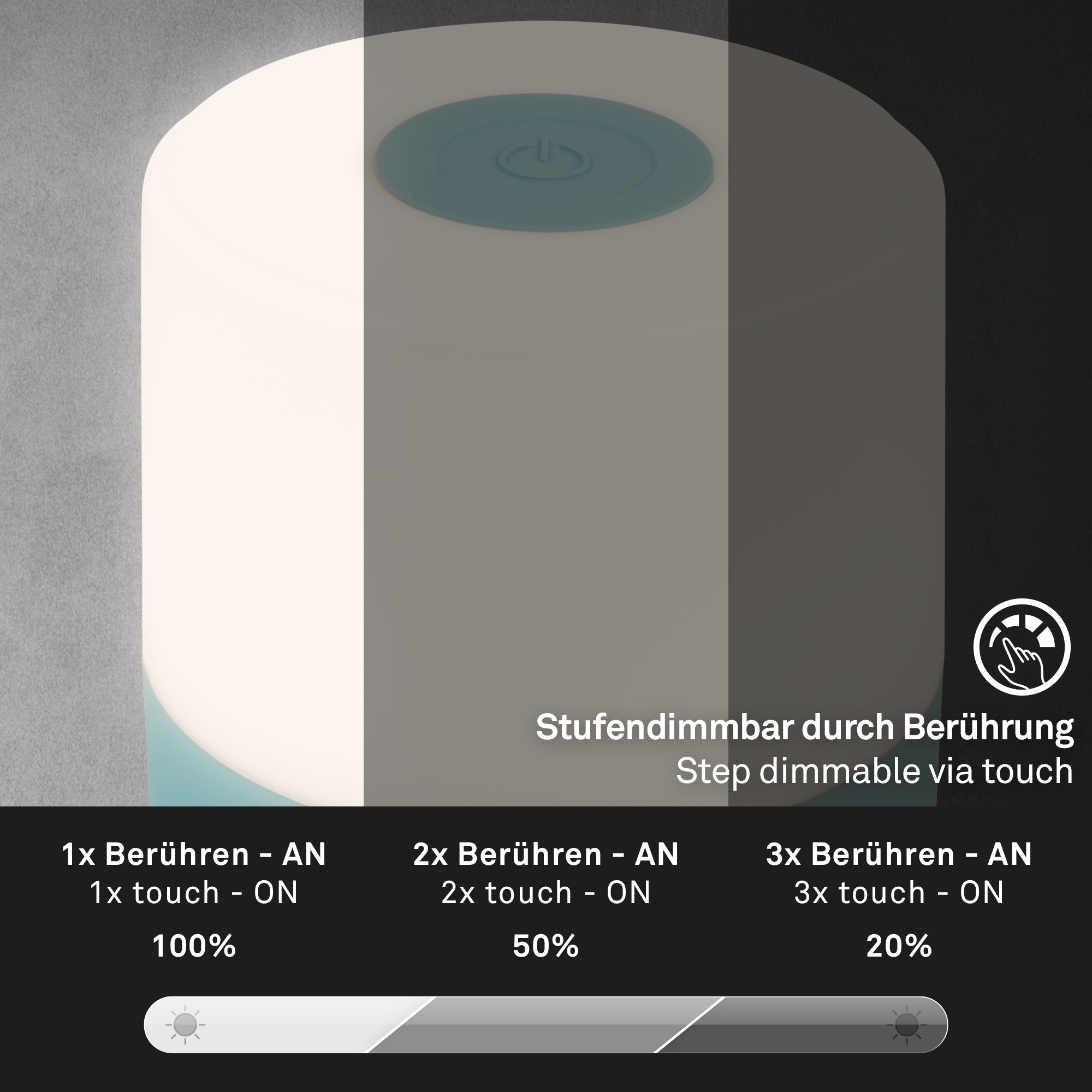 Briloner Leuchten Tischleuchte »SMAL«