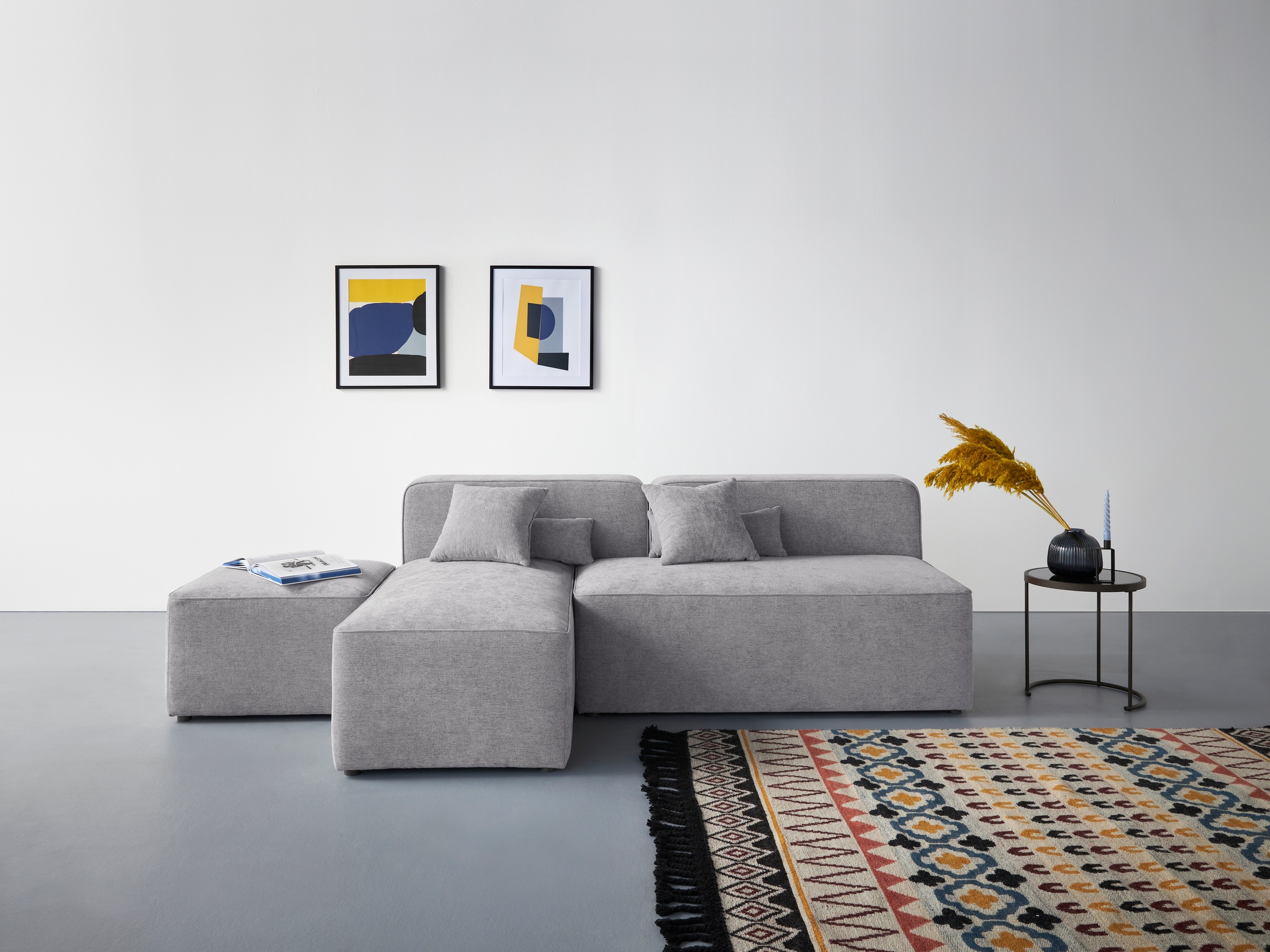 Home affaire Ecksofa »Sundstrup L-Form« Modulserie, individuelle Zusammenst günstig online kaufen
