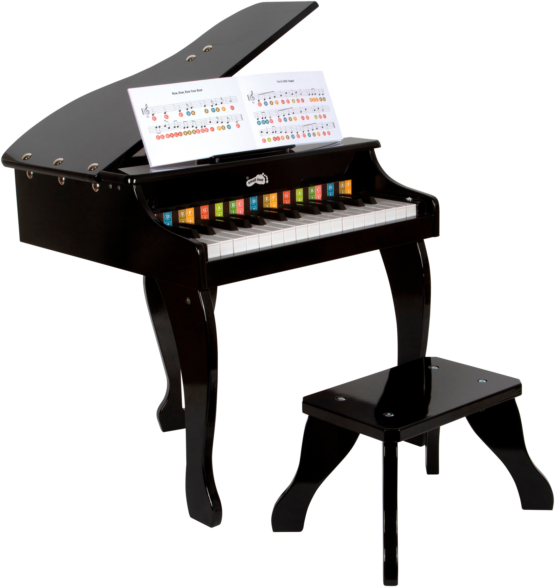 Small Foot Spielzeug-Musikinstrument »Kinderklavier«, inklusive Hocker und Songheft