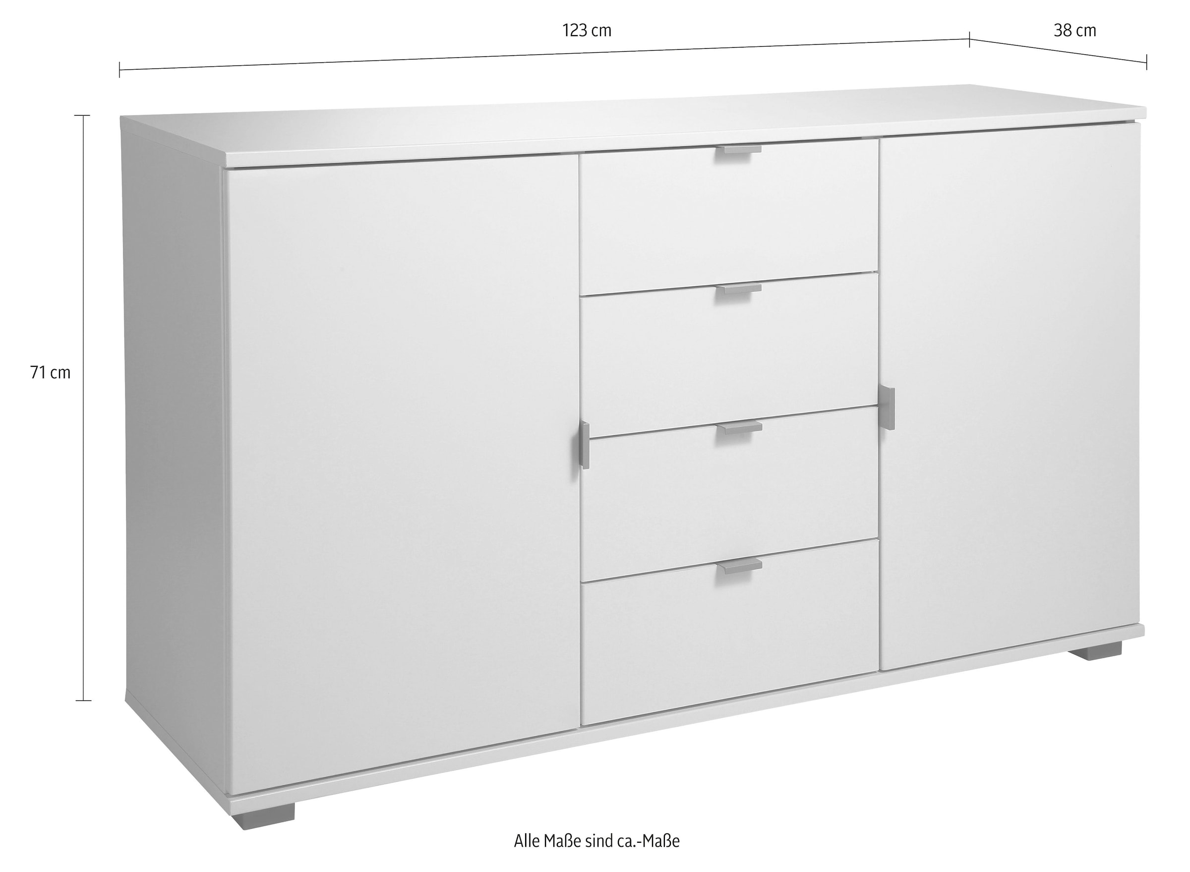 priess Sideboard, Breite 123 cm