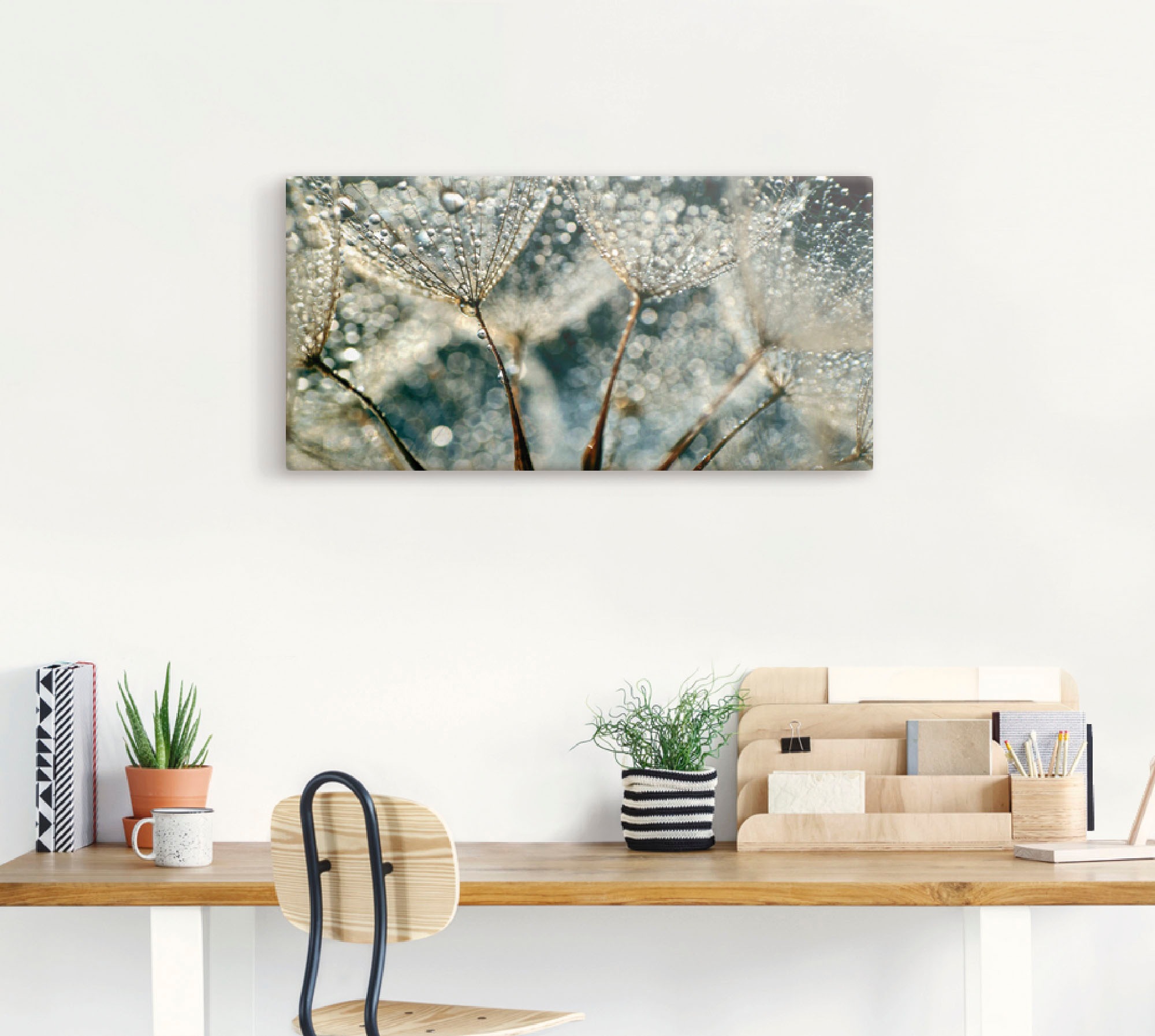 Artland Wandbild »Pusteblume Regenschauer« 1 Stk. tlg. als Alubild, Outdoor günstig online kaufen