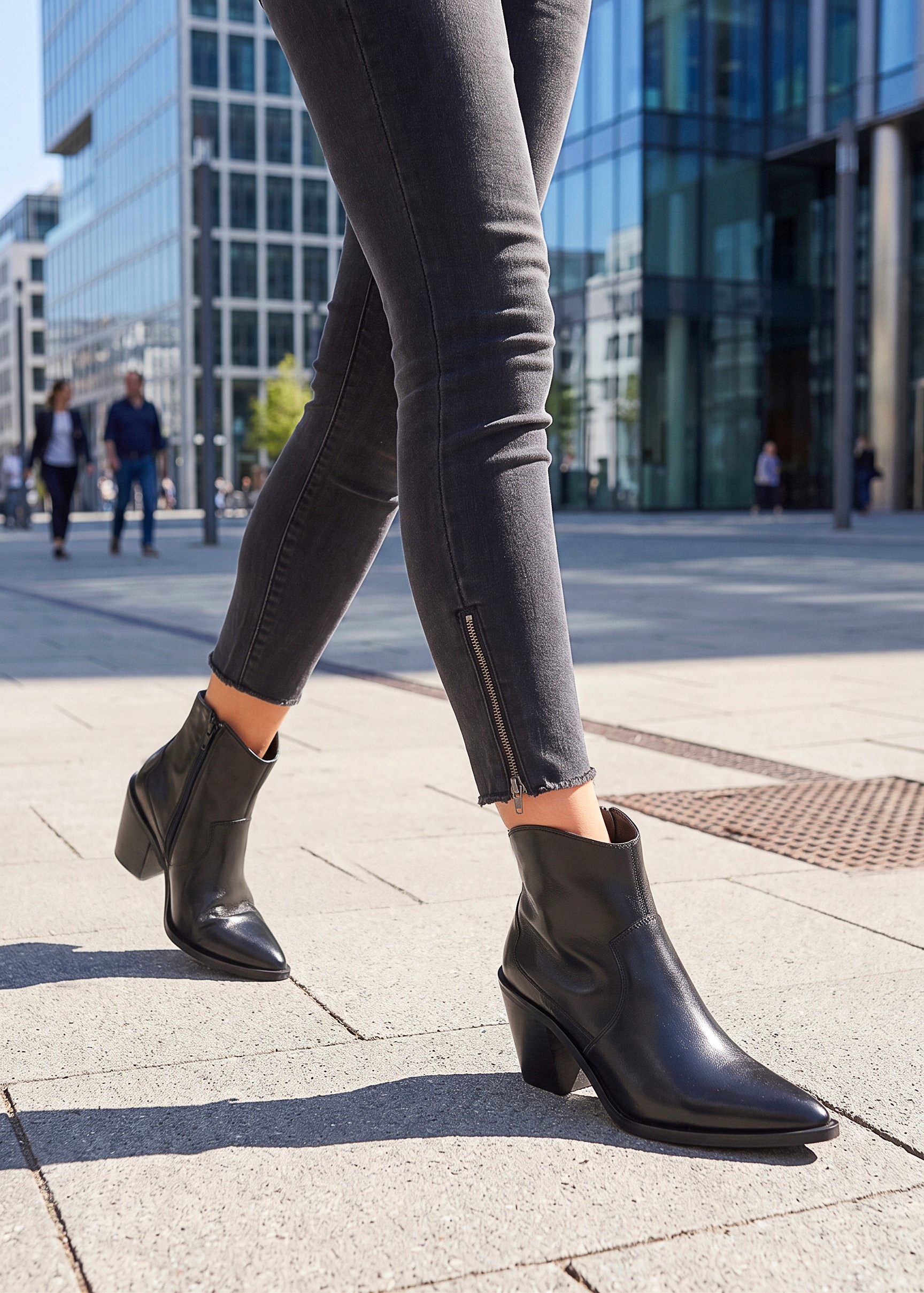 French Connection Stiefelette »Cowboy Boots, Western Boots, Boots, Stiefel, Lederstiefelette«  NEU Ankle Boots, Cowboy Stiefelette, Western Stiefelette aus Leder