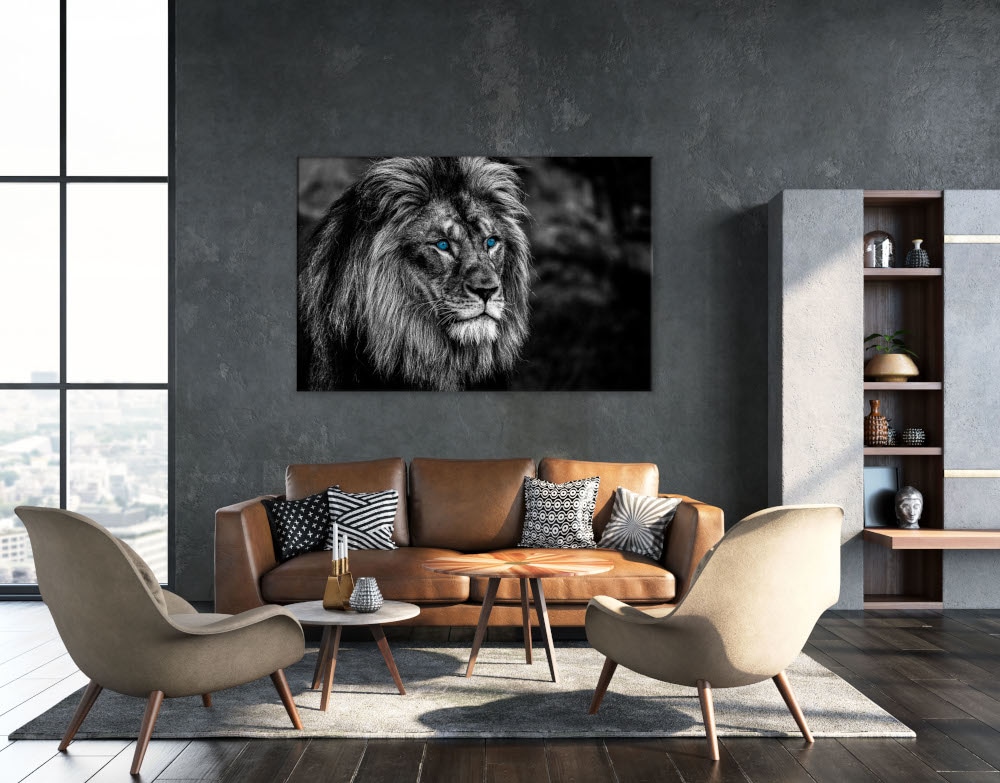 Bönninghoff Leinwandbild, Löwen, (1 St.), BxH: 118x78 cm günstig online kaufen