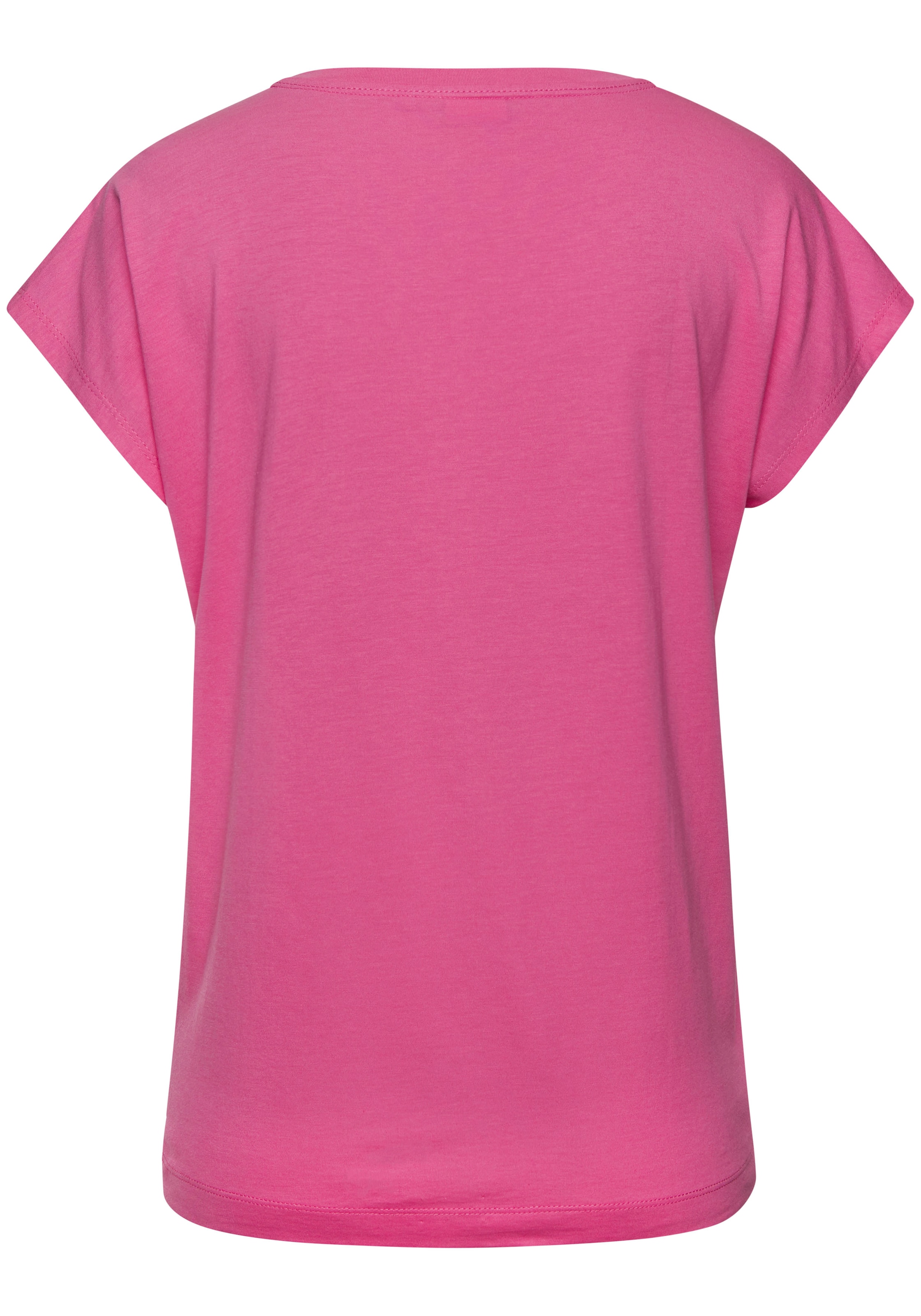 LASCANA Pyjamaoberteil, mit Folienprint