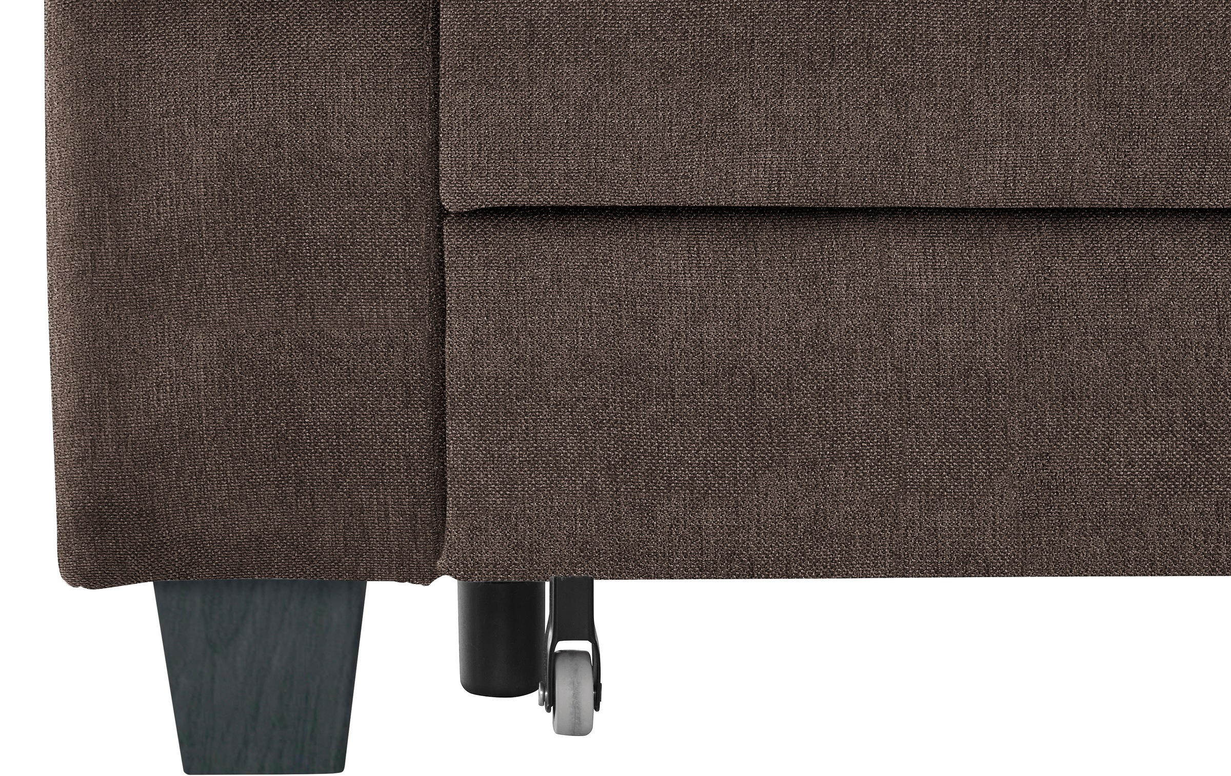 TRENDMANUFAKTUR Ecksofa »Chamber, zeitlos und modern, bequem mit hohem Sitzkomfort, L-Form«, inklusive einer Kopfstütze, wahlweise mit Schlaffunktion