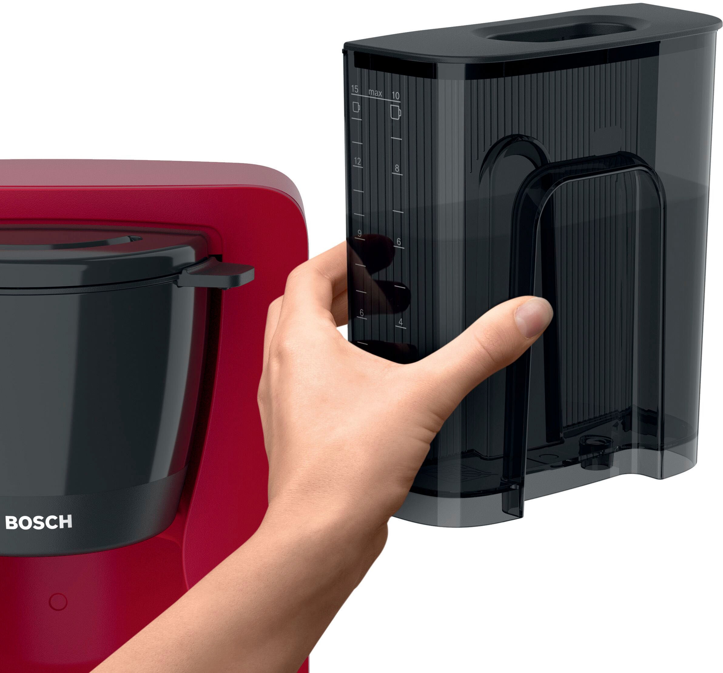 BOSCH Filterkaffeemaschine »MyMoment TKA2M114«, 1,25 l Kaffeekanne, Papierfilter, 1x4, für 10-15 Tassen, Glaskanne, 40min Warmhaltefunktion, 1200 W