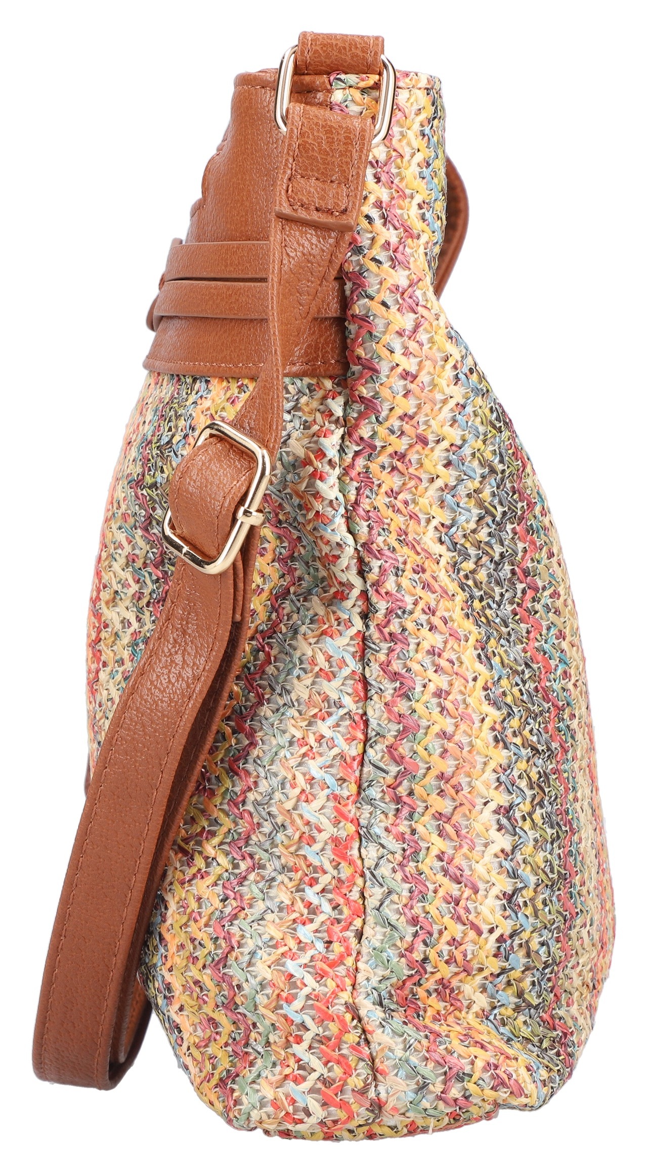 Rieker Umhängetasche, Schultertasche, Damen-Tasche mit abnehmbarem Logo-Anhänger