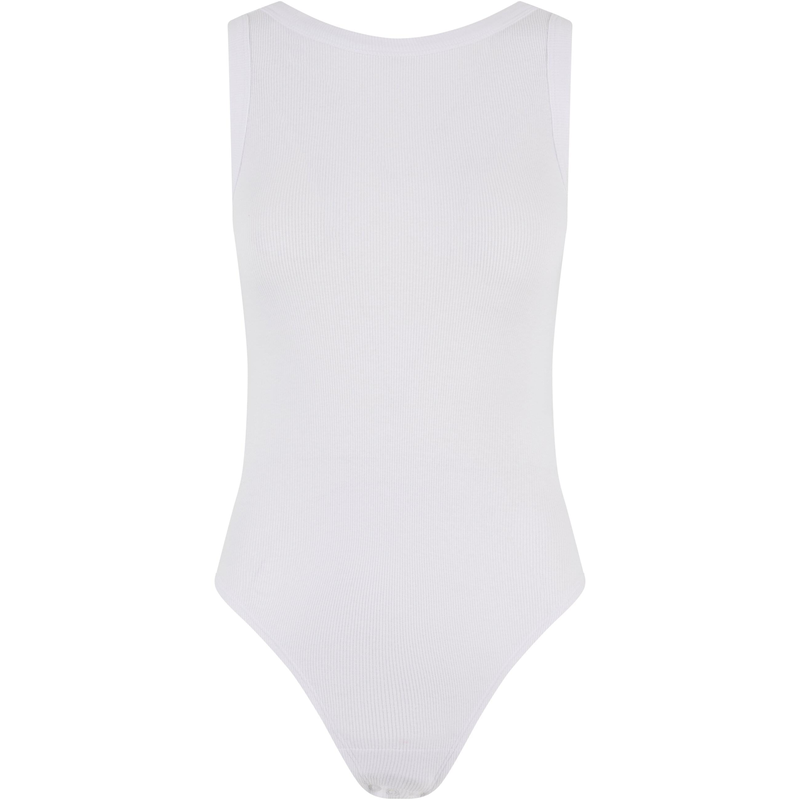 URBAN CLASSICS Body »Damen Ladies Rib Tank Body« white 4XL - US-Größen US-Größen 4XL Bodies für vielseitige Looks