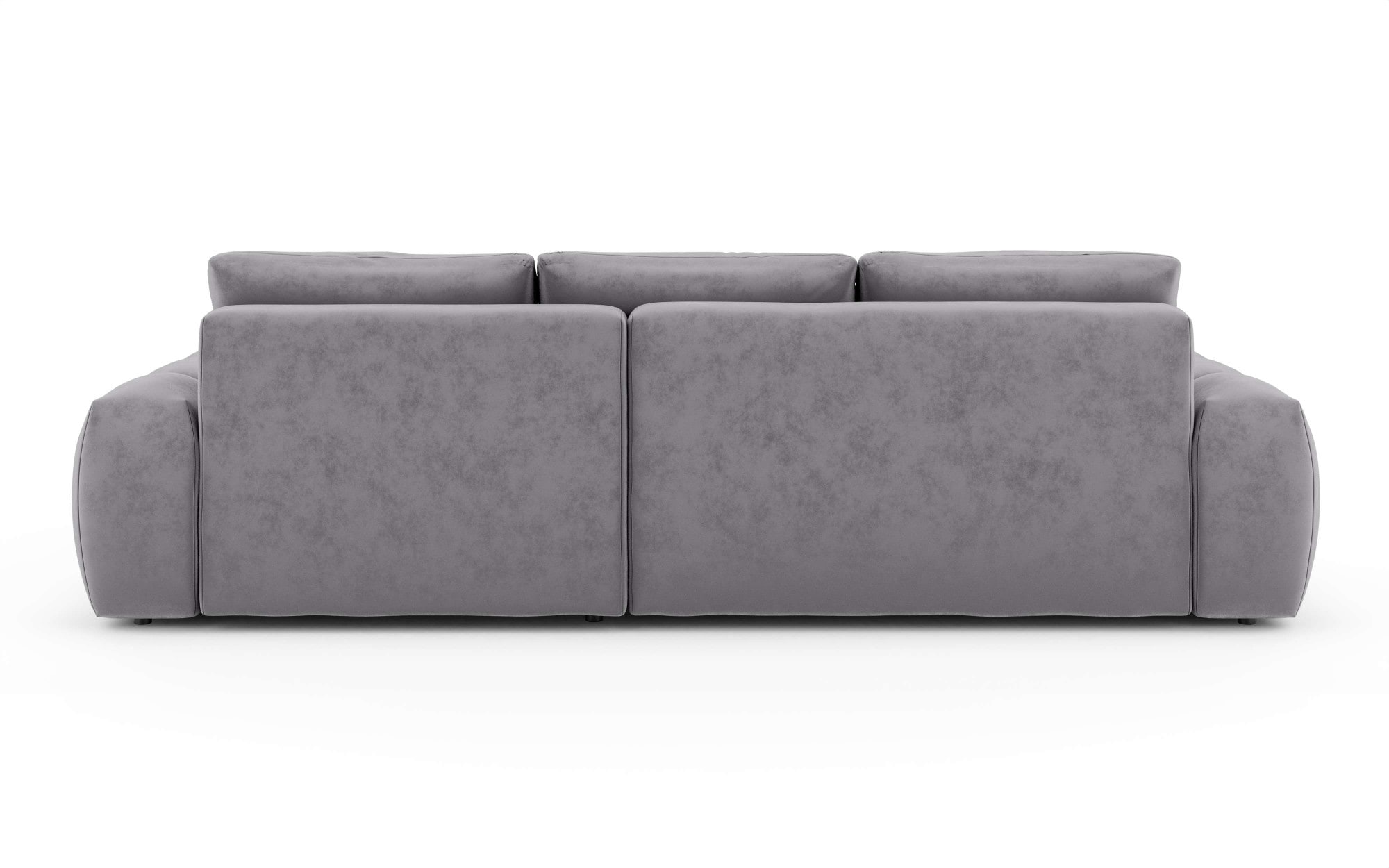 INOSIGN Ecksofa »AZITA klein optionale Schlafsofa mit Bettkasten, B/T/H: 270/166,5/84cm«, L-Form mit Wellenunterfederung, Bubble-Optik