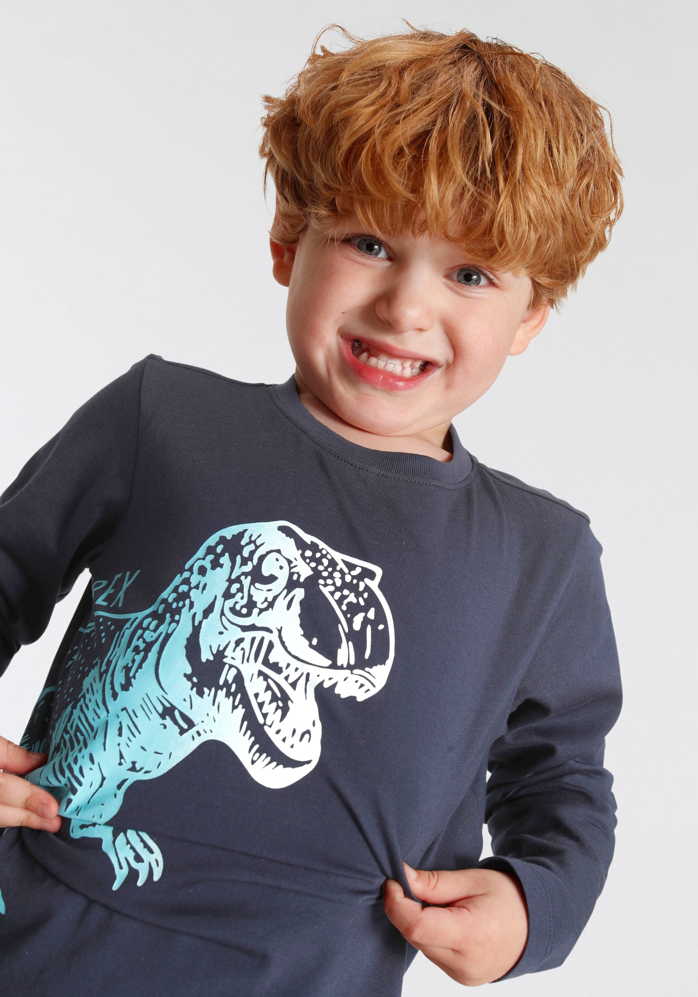 tlg.), Jogginghose Shirt KIDSWORLD 2 & & Set Hose Shirt kaufen im online »Dino«, (Spar-Set,