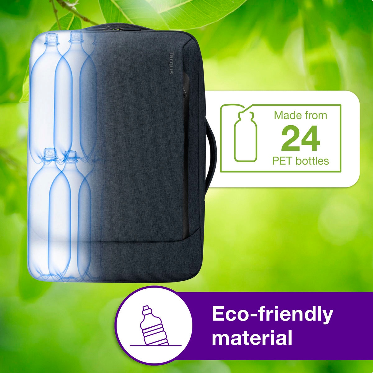 Targus Notebook-Rucksack »15,6" Cypress Convertible Rucksack mit EcoSmart«