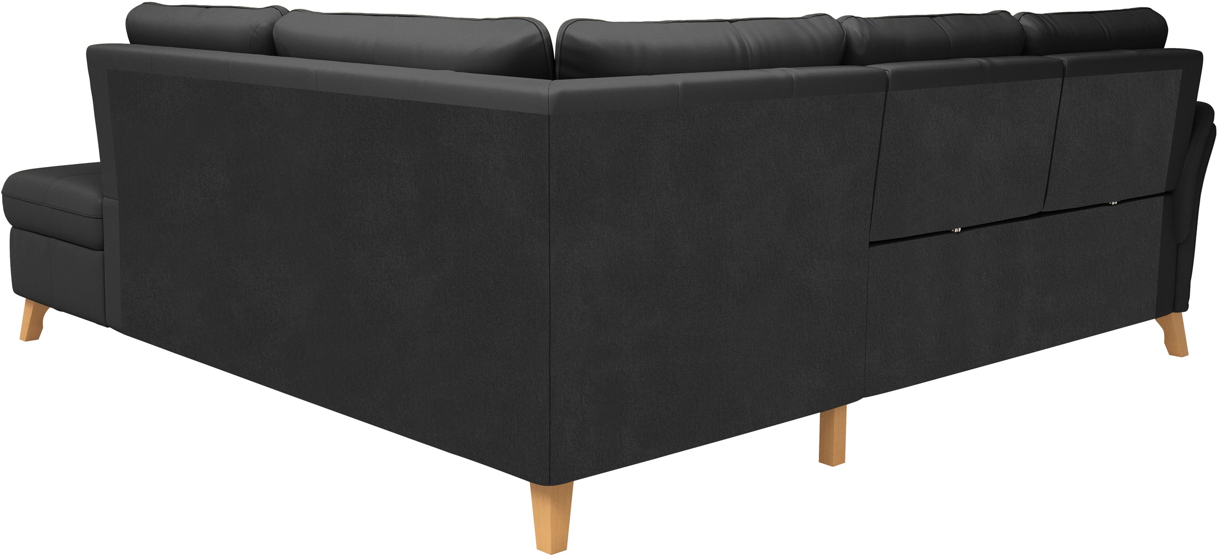 sit&more Ecksofa »Göteborg«, inkl. Sitztiefenverstellung, wahlweise mit Bettfunktion & Bettkasten