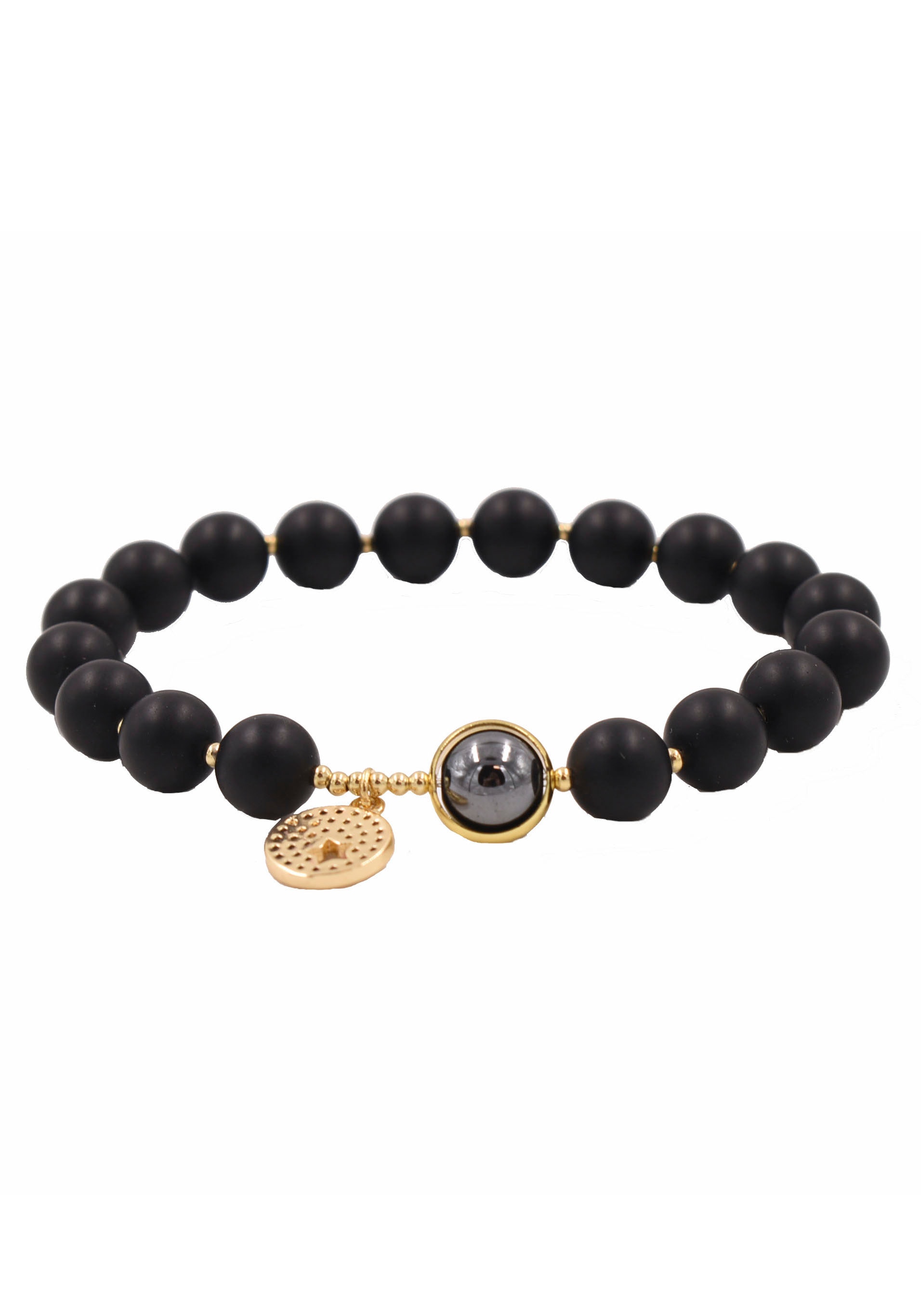 Bild von Firetti Armband »Schmuck Geschenk Armschmuck Armkette Edelstein Farbstein Onyx«, Made in Germany - mit Onyx