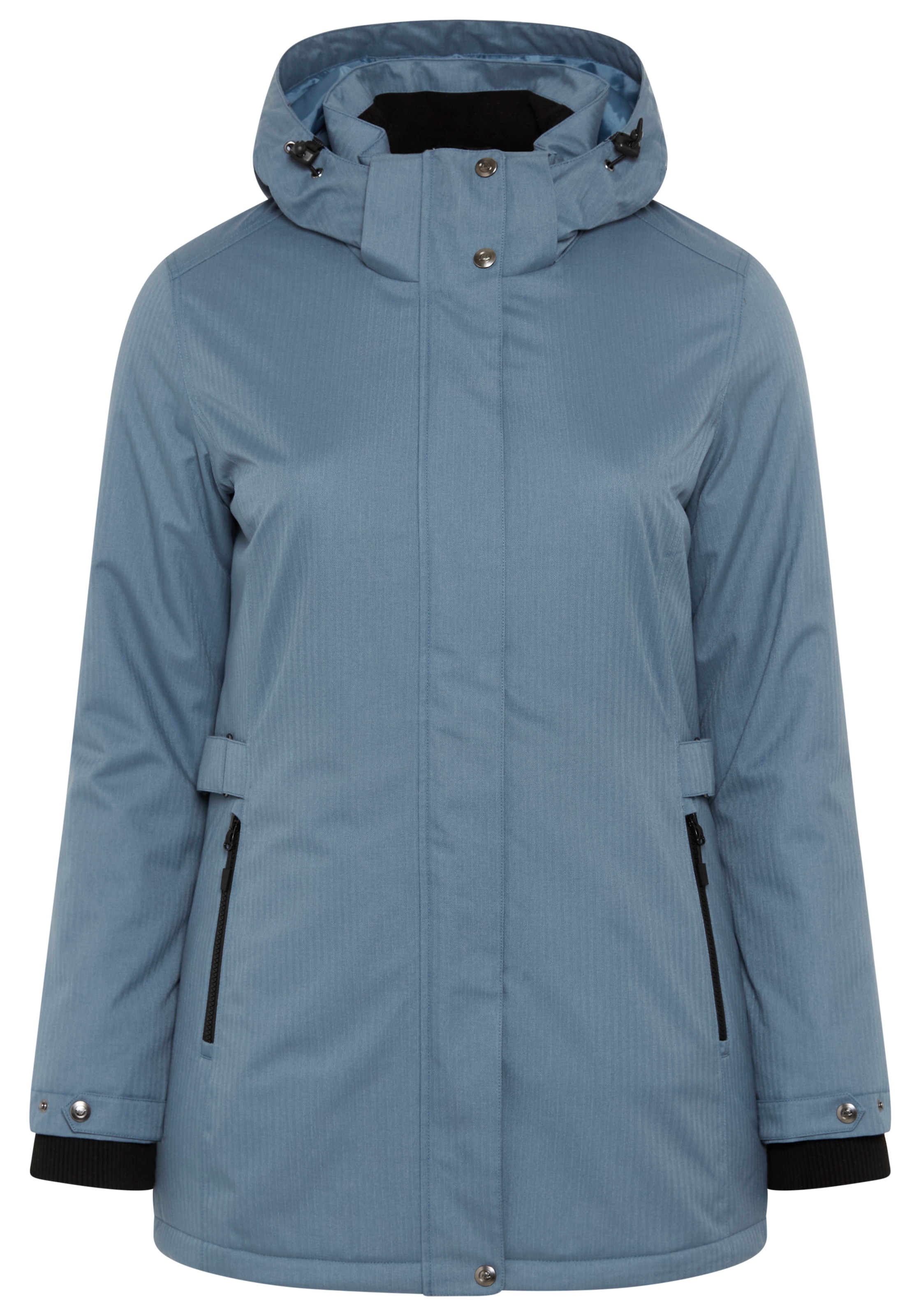 Polarino Funktionsparka mit Kapuze Große Größen, wasserabweisend, winddicht und atmungsaktiv